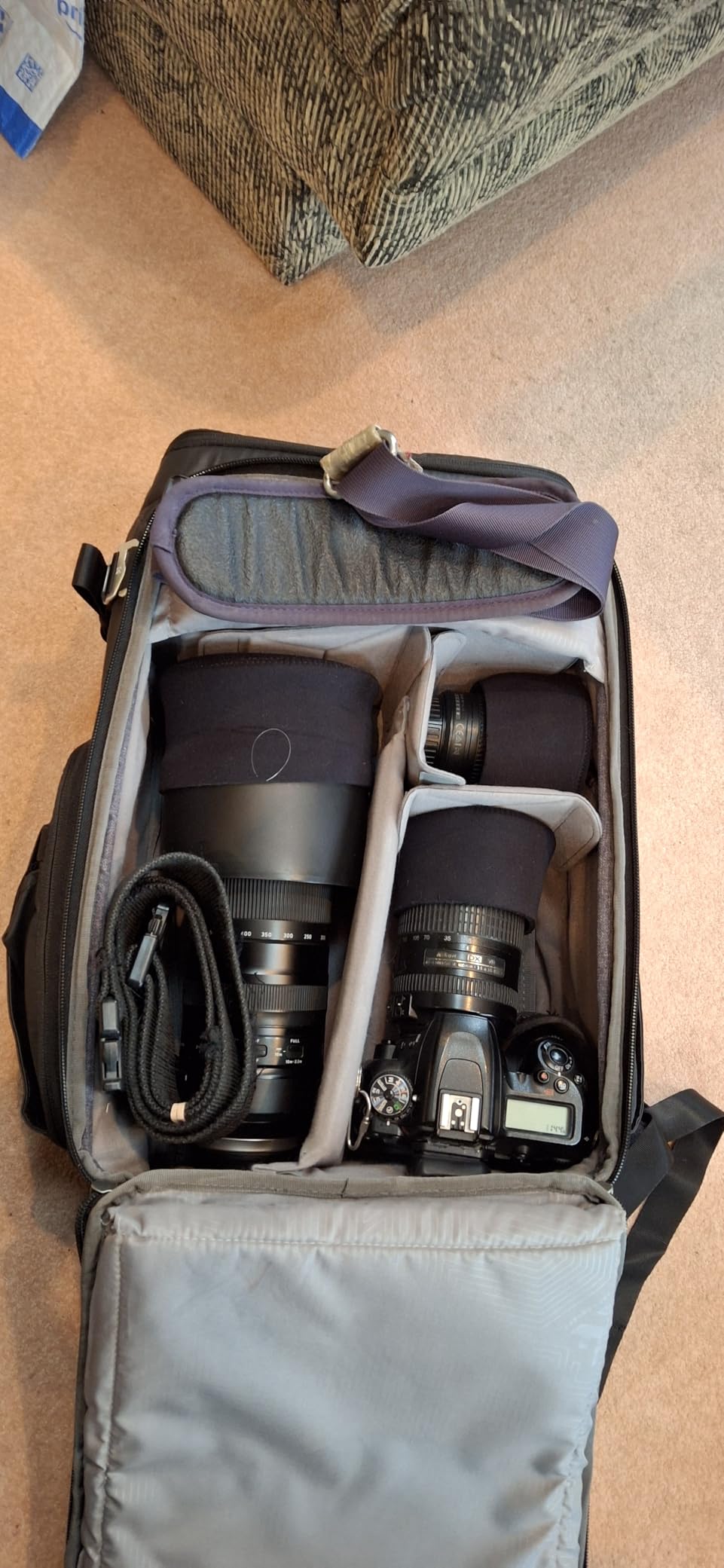 K&F CONCEPT Camera Backpack, 25L Expandable Camera Bag with Rain Cover | with Tripod Holder & 15.6in Laptop Compartment, Quick Access & Water Resistant customer photo 2