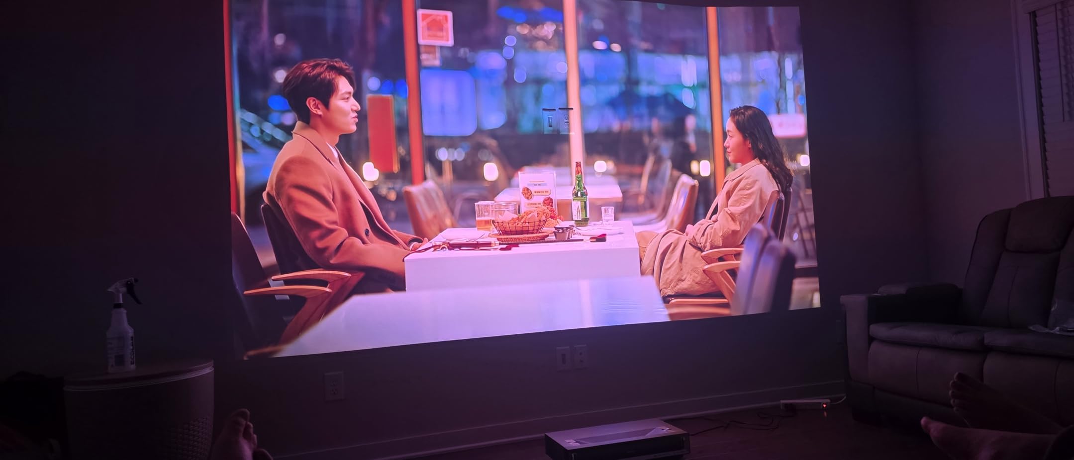 Hisense PL2 Ultra Short Throw 4K UHD Laser Projector with Google TV customer photo 1