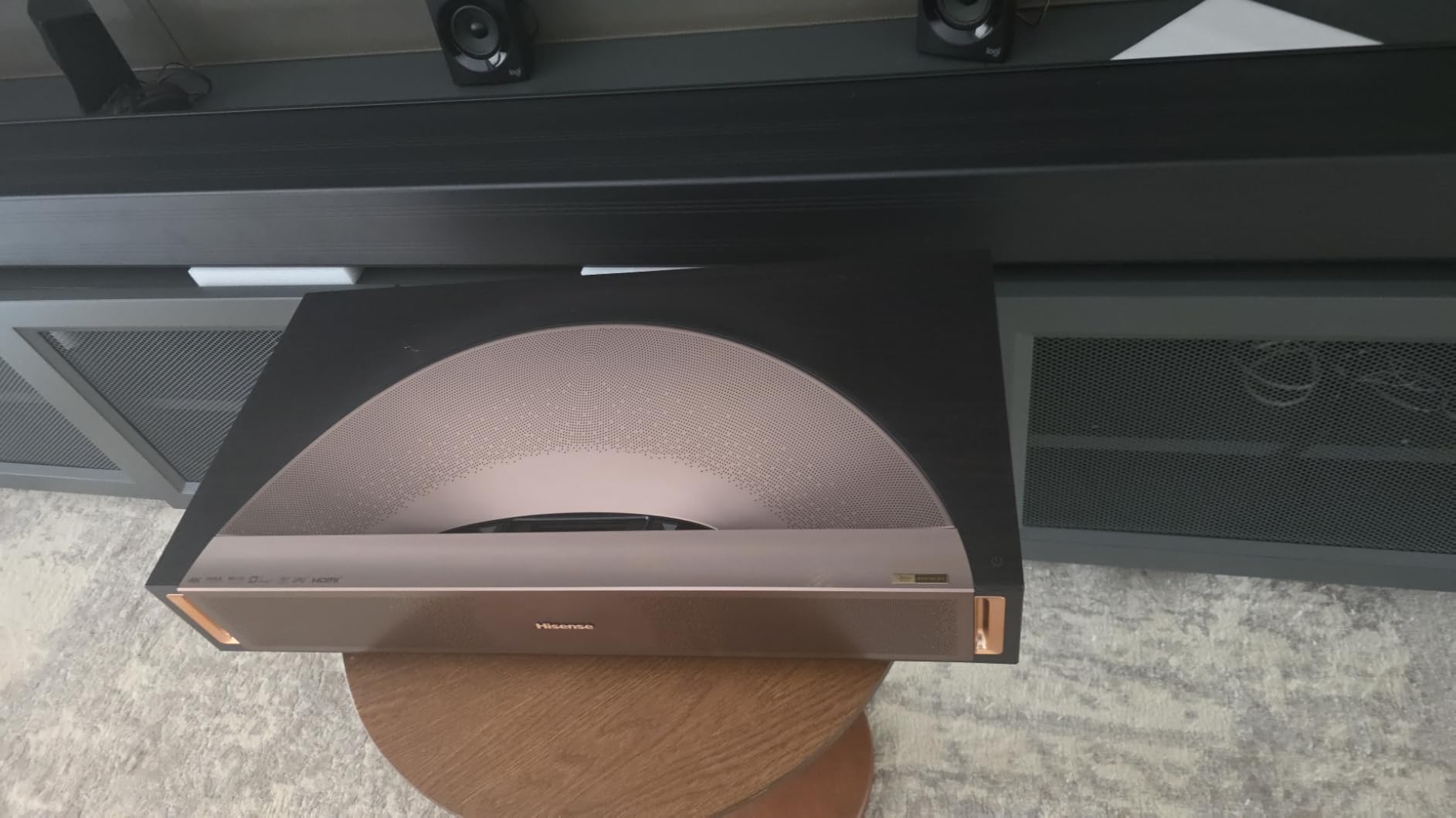 Hisense PL2 Ultra Short Throw 4K UHD Laser Projector with Google TV customer photo 2