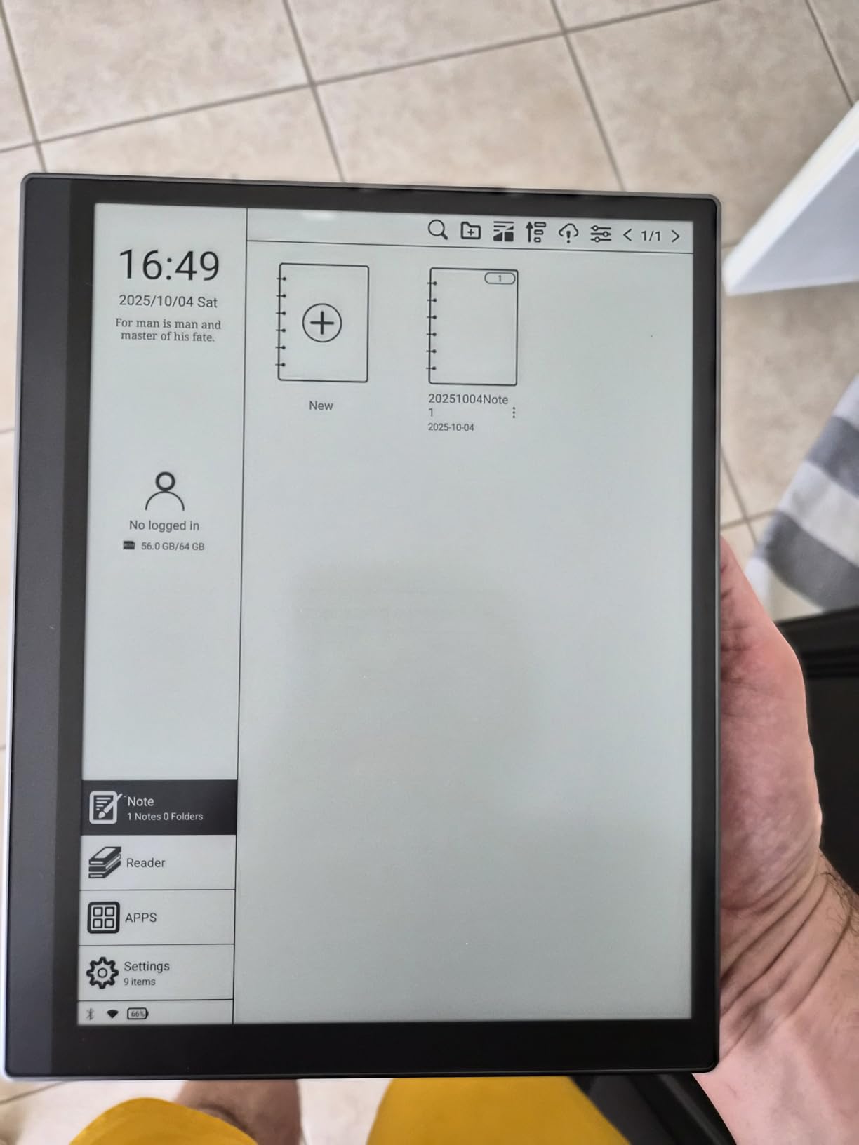 Kloudnote Slim 10.3