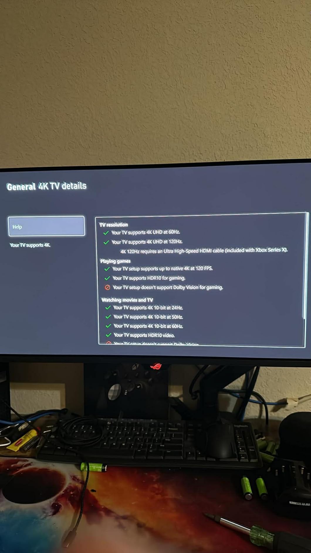 ASUS ROG XG27UCDMG 27 Inch 4K 240Hz Tandem QD-OLED G-SYNC Gaming Monitor customer photo 2