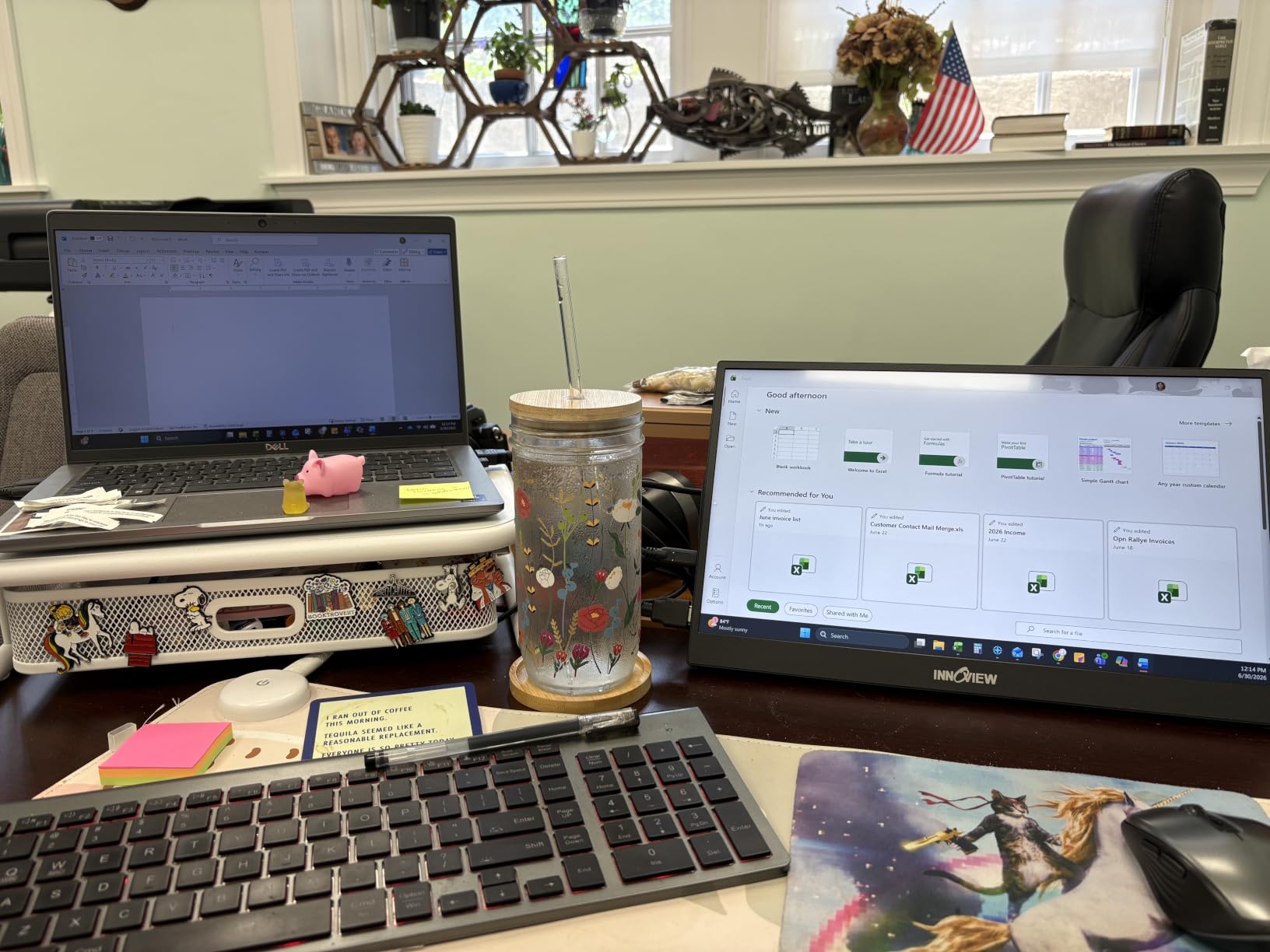 InnoView Portable Monitor Touchscreen 15.6