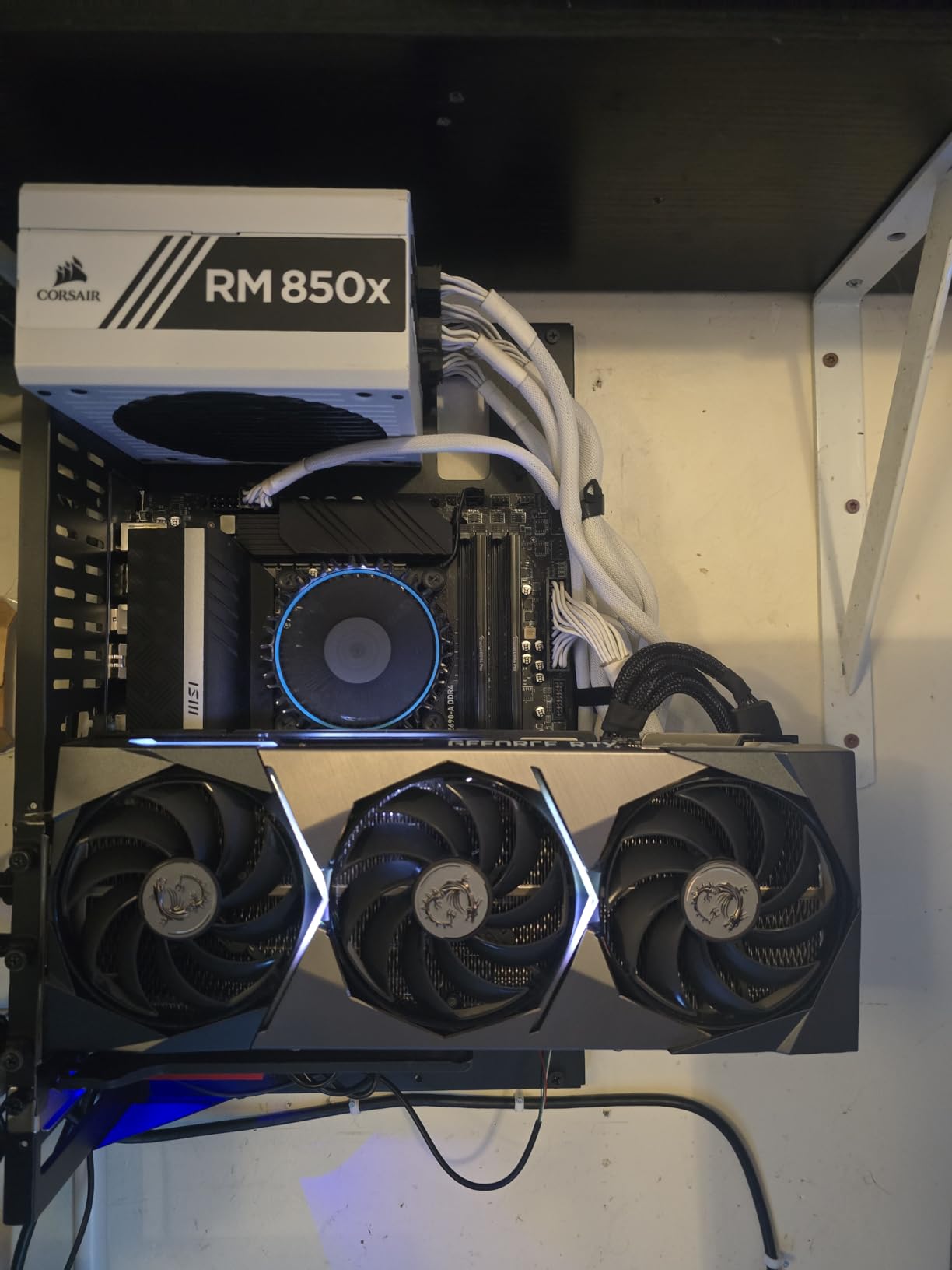 Open Air PC Case, PC Test Bench PC Case, ATX Open Frame Computer Case, DIY PC Rack for ATX MATX ITX Motherboards customer photo 1