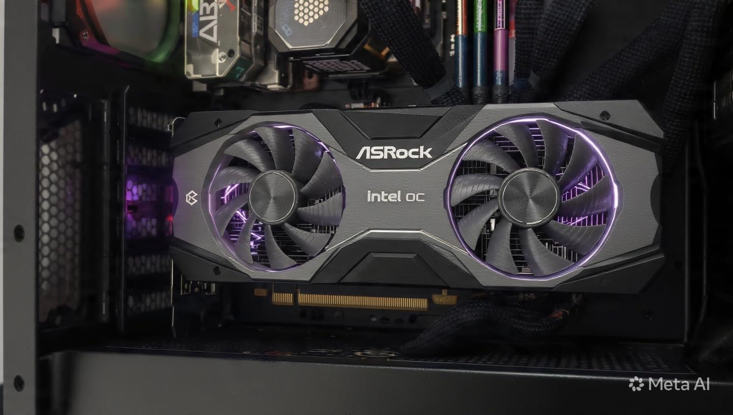 ASRock Intel Arc B570 Challenger 10GB OC GDDR6 Graphics Card, 2600 MHz GPU, 19 Gbps Memory, Dual Fan, Metal Backplate, HDMI 2.1a, DisplayPort 2.1, 0dB Cooling customer photo 1