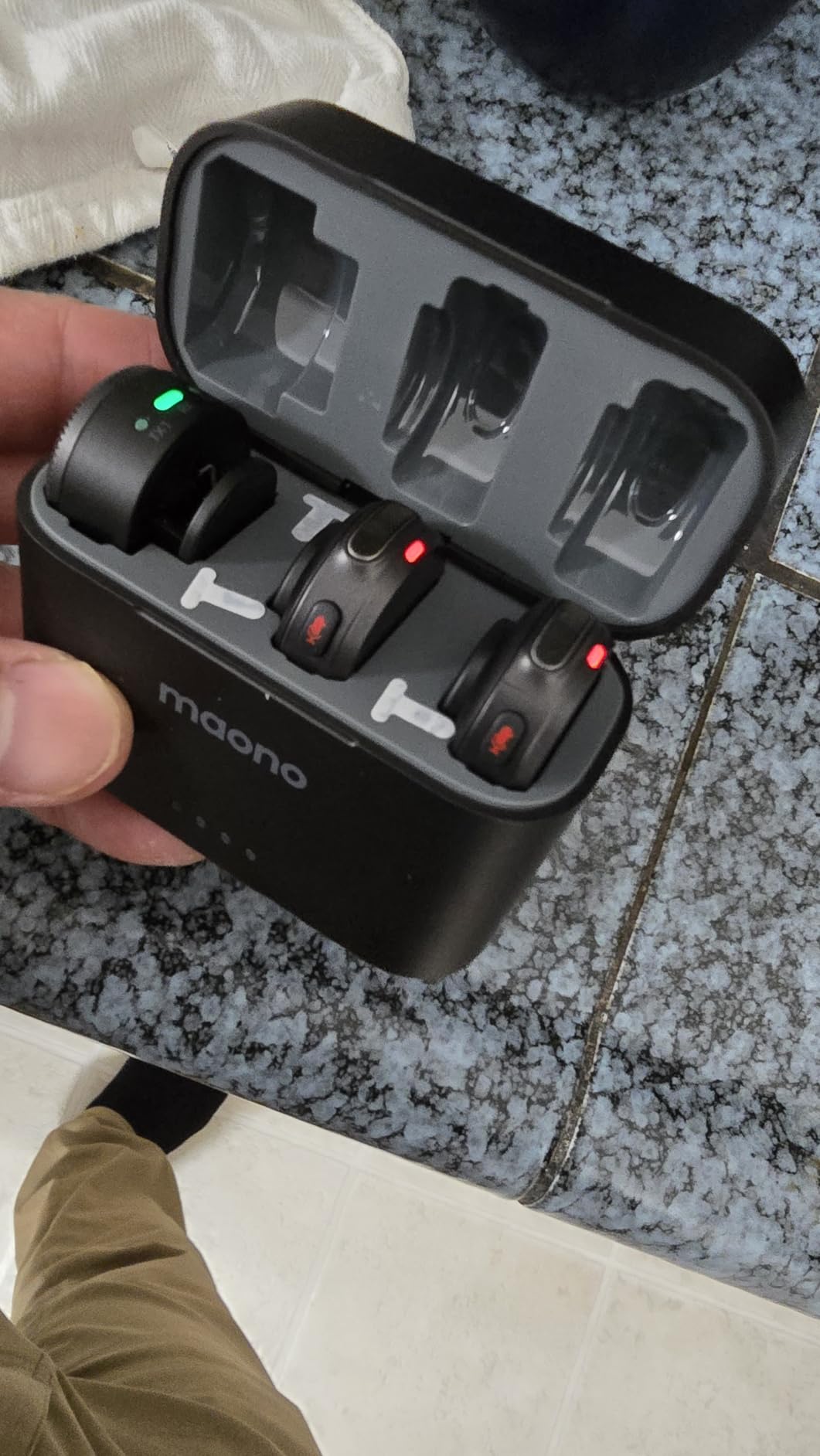 MAONO Wave T5 Wireless Lavalier Mini Microphone for iPhone Content Creators | Magnetic Lapel Mic with AI Noise Cancellation, 4 Voice Filters, 1000ft, 40H for Podcast Stream Vlog Youtube Tiktok Video Record customer photo 1