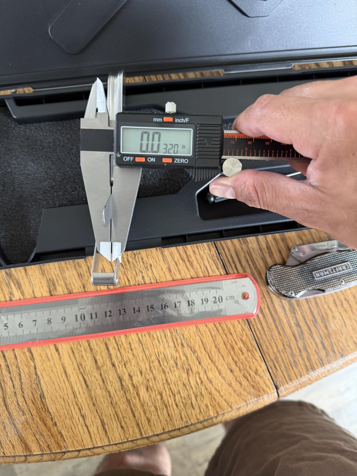 HARDELL 8 Inch Digital Calipers with LCD, Stainless & Auto-Off | 8