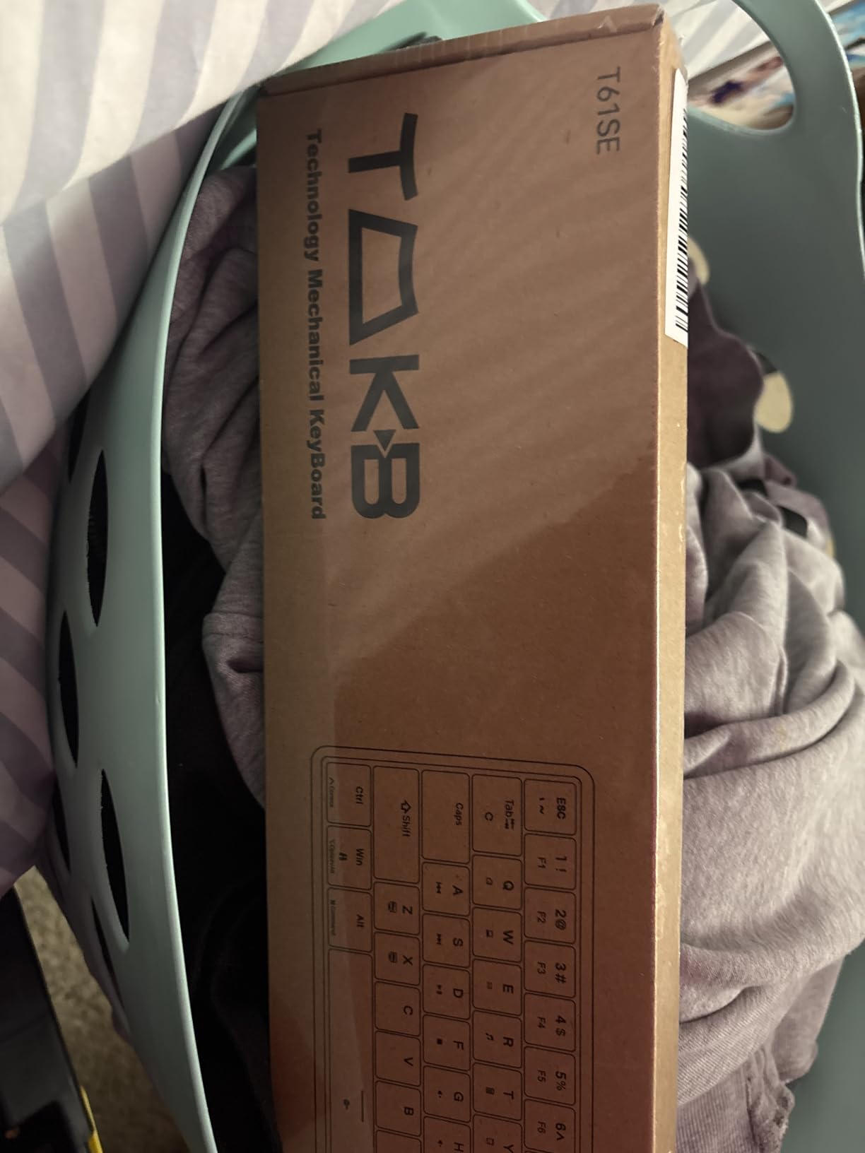 TMKB 60% Mechanical Gaming Keyboard, Red Linear Switch, Wired, White, LED Backlight, Anti-Ghosting, Detachable USB-C, Double-Shot Keycaps, 61 Keys customer photo 1