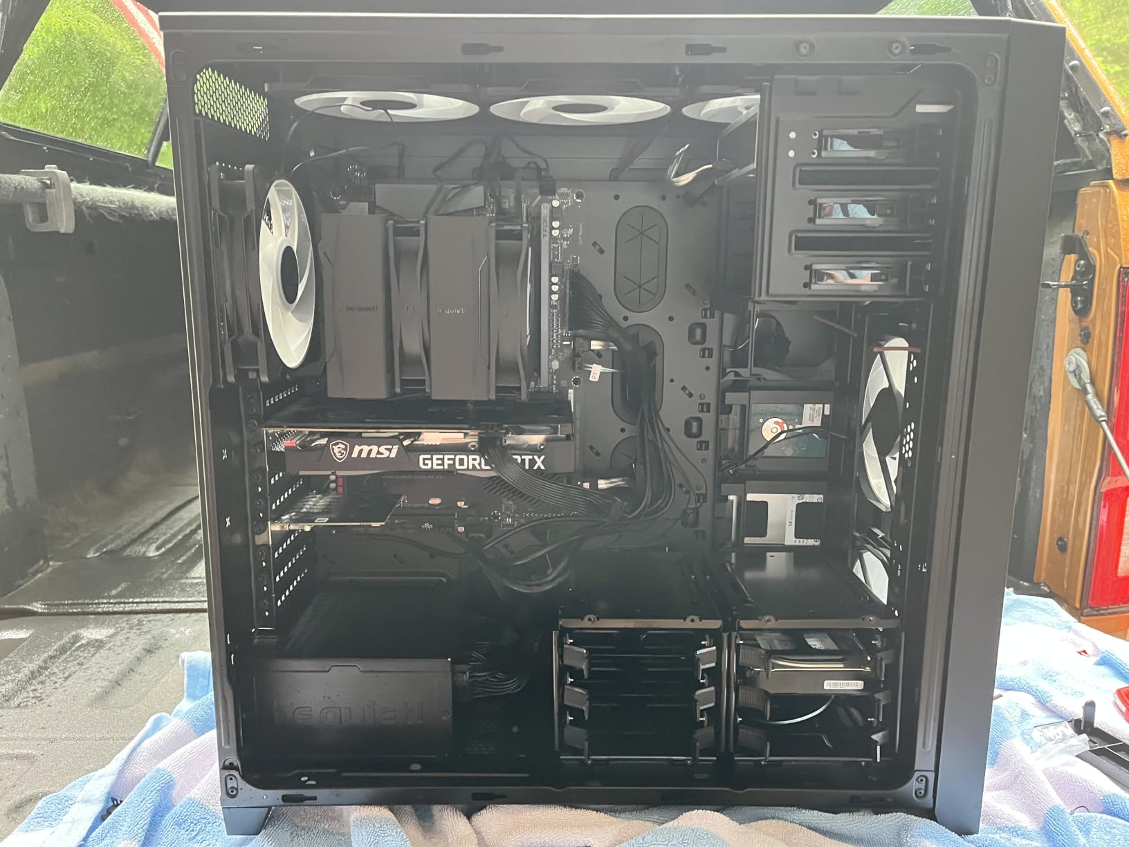 be quiet! Pure Rock Pro 3 Black CPU Air Cooler | 6 High Performance 6mm Heat Pipes with HDT Technology | 120mm Quiet PWM Fan | AMD:AM4 AM5/Intel LGA 1700/1150/1151/1200 | Black | BK042 customer photo 1