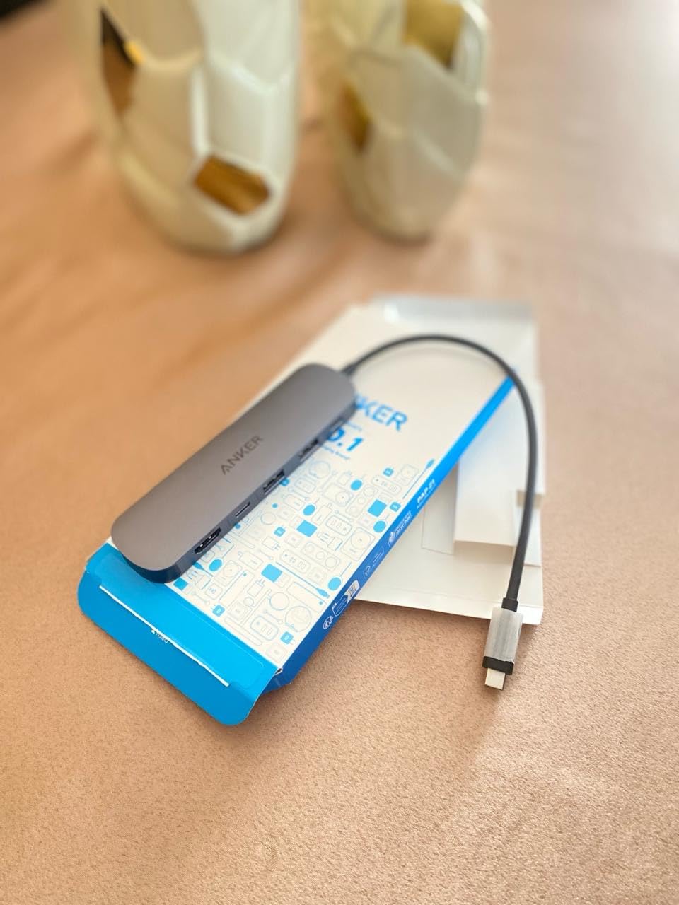 Anker USB C Hub, 7in1 Multi-Port USB Adapter for Laptop/Mac, 4K@60Hz USB C to HDMI Splitter, 85W Max PD, 2 USB 3.0 & 1 USBC Data Ports, SD/TF Card Reader, for Type C Devices (Charger Not Included) customer photo 1