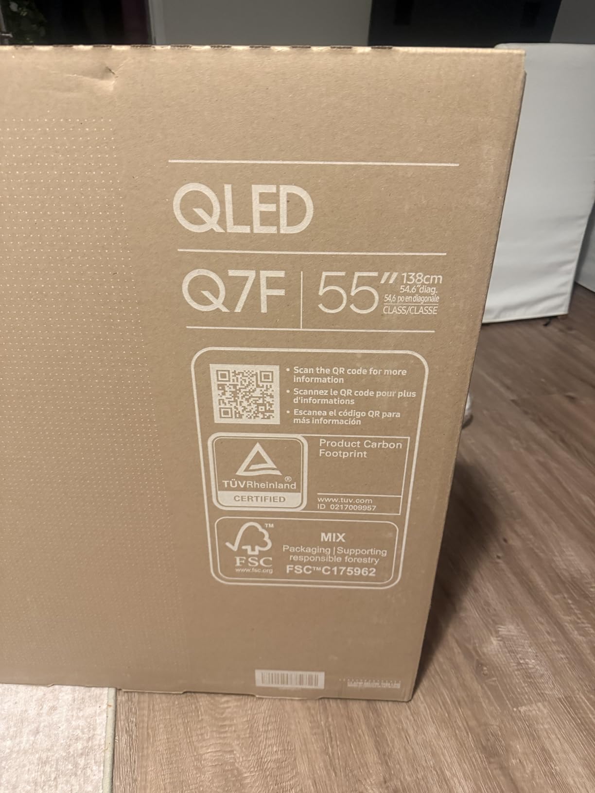 Samsung 43-Inch Class QLED Q7F Series Samsung Vision AI Smart TV (2025 Model, 43Q7F) Quantum HDR, Object Tracking Sound Lite, Q4 AI Gen1 Processor, 4K upscaling, Gaming Hub, Alexa Built-in customer photo 1