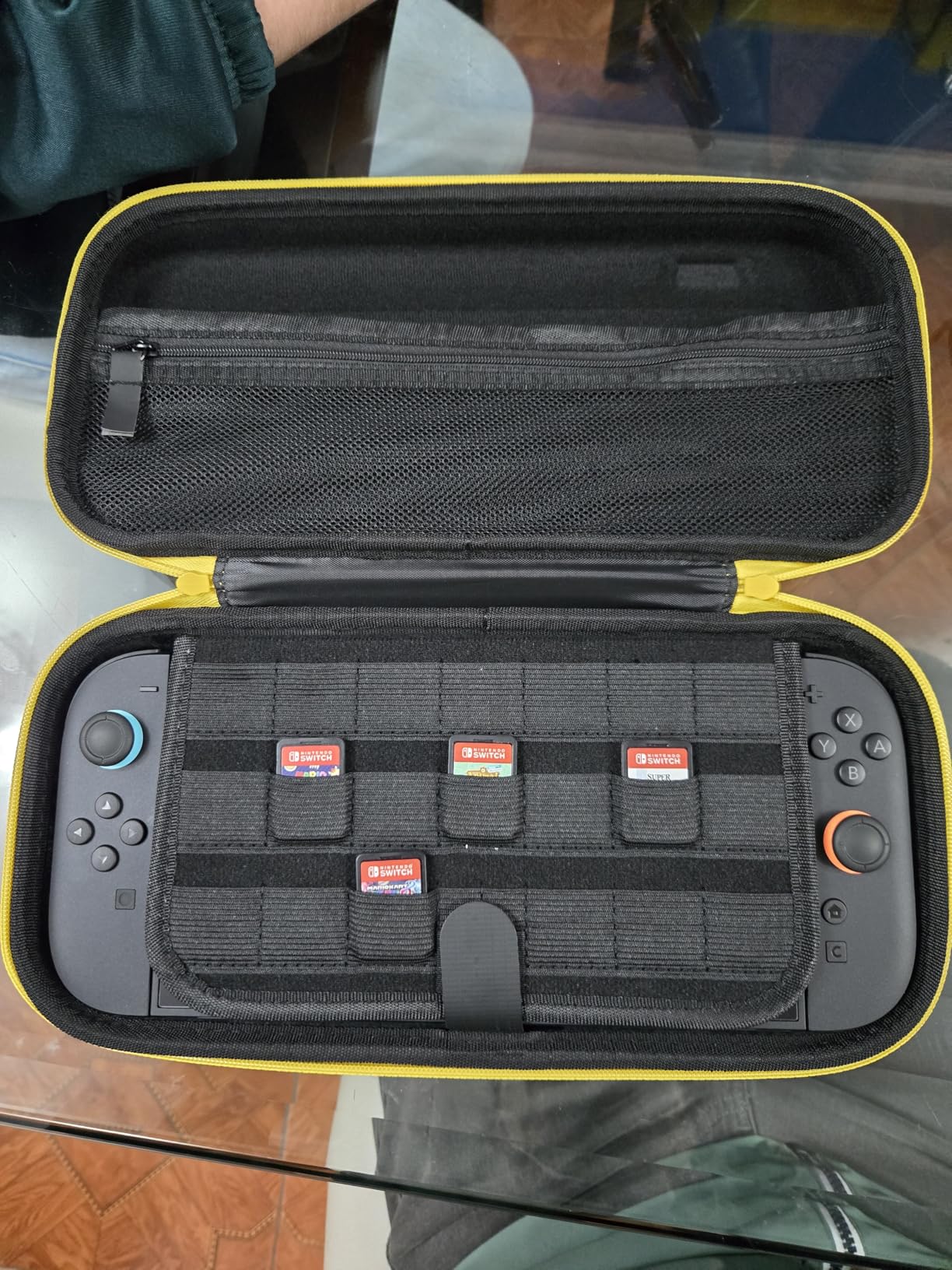 Orzly Carrying Case for Nintendo Switch 2 2025 Console with Screen Padding | Switch 2 Latest 2025/2026 Case Soft Microfiber interior game card microSD storage JoyCon and accessory pockets GIFT BOXED customer photo 1