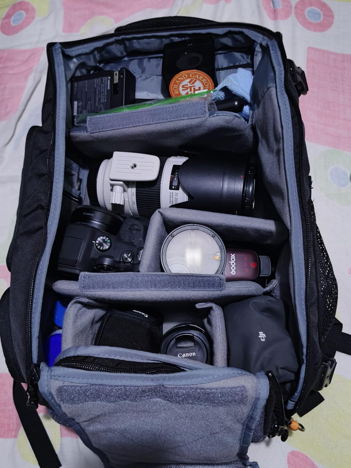 K&F CONCEPT Camera Backpack,25L Large Capacity Camera Bag for Photographers | Raincover, 15.6 Inch Laptop Compartment, Compatible for Canon/Nikon/Sony/DJI Mavic Drone, B10 customer photo 1