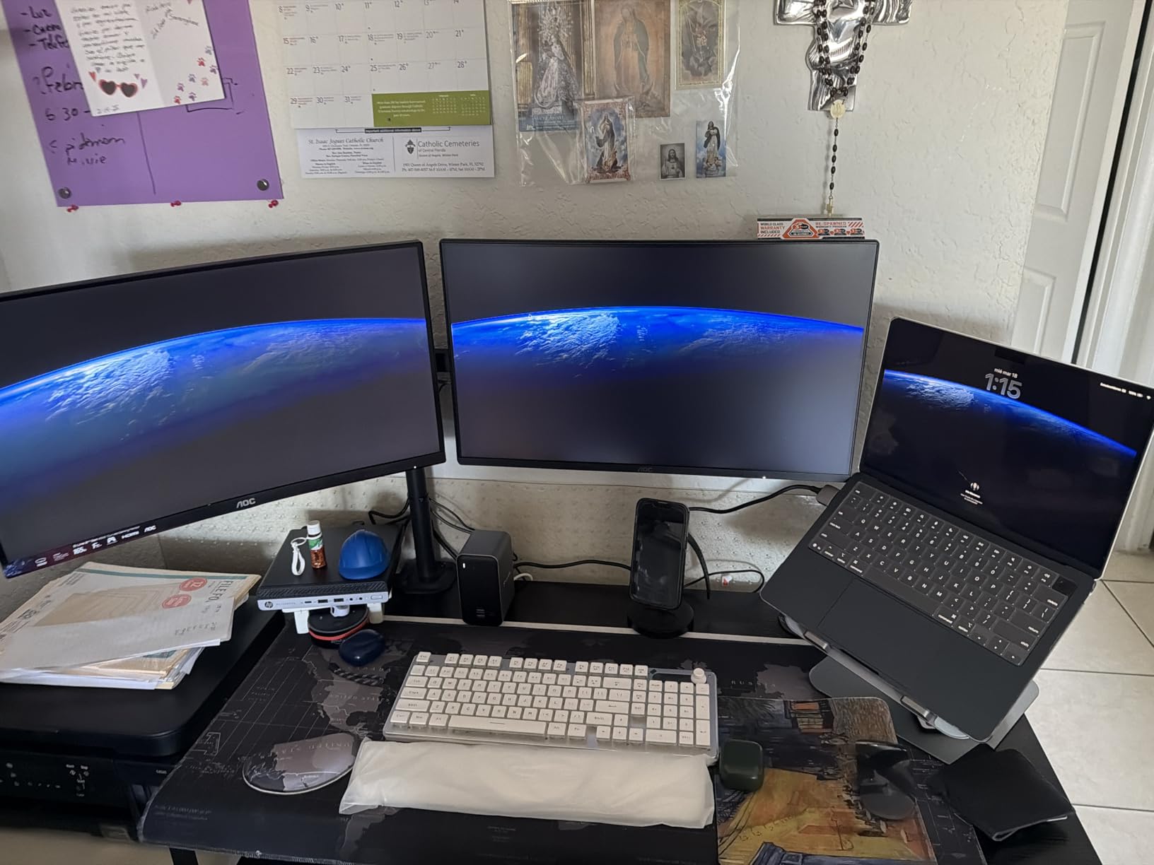 AOC 24 Inch Gaming Monitor FHD 144Hz Fast IPS 0.5ms HDR, 24G51F, 1920x1080 Computer Monitor, Adaptive-Sync, LED, Audio Earphone out, VESA Mount, Console Ready, 3-Year Zero-Bright-Dot customer photo 2