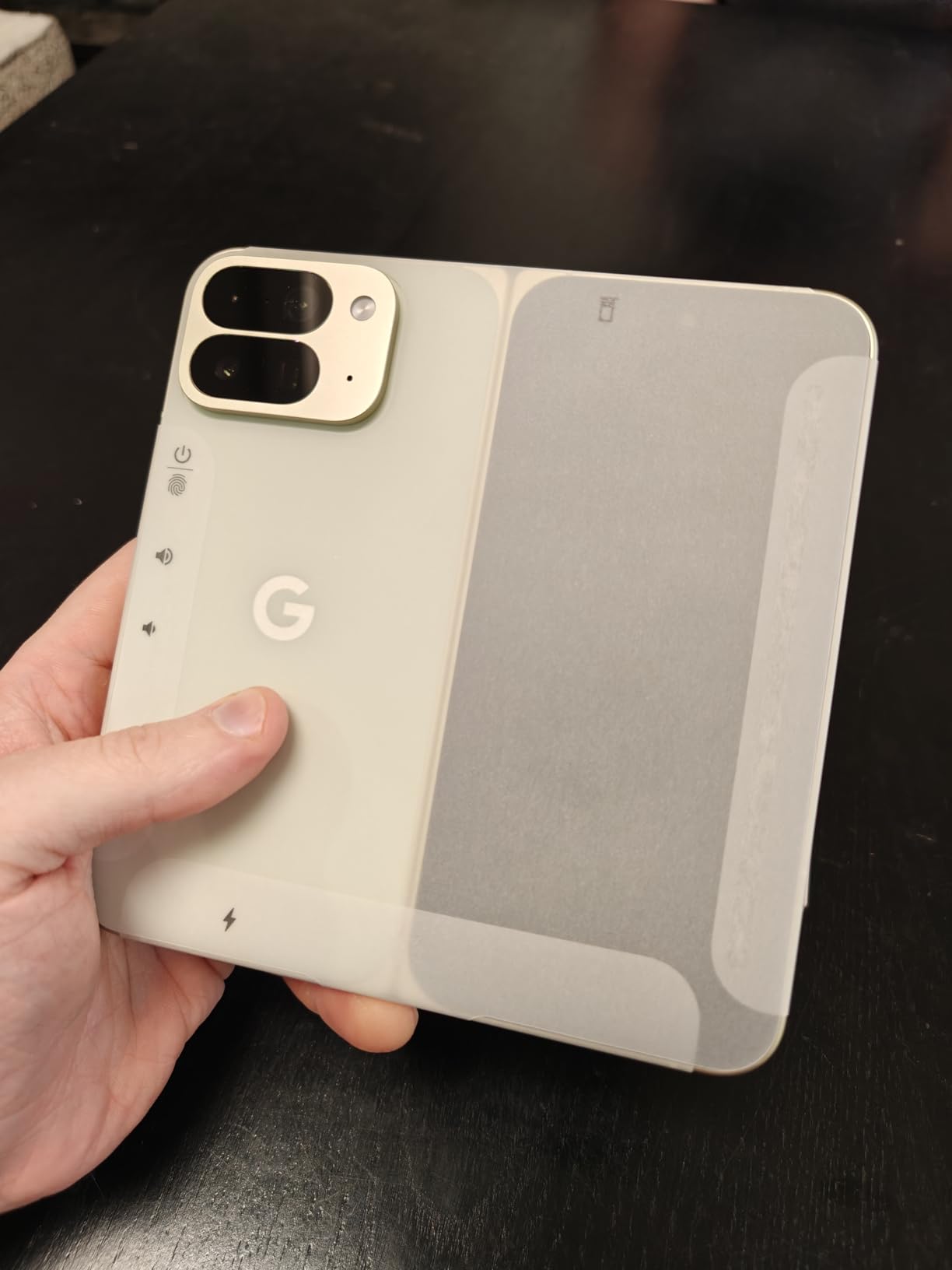 Google Pixel 10 Pro Fold - Unlocked Smartphone with Gemini - Jade - 512 GB | Android foldable phone, 8-inch Super Actua Flex display, 24+ hour battery, hands-free video, advanced Pixel Camera customer photo 1