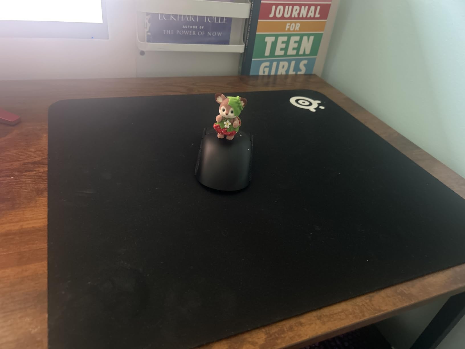 SteelSeries QcK Cloth Gaming Mouse Pad - Exclusive Micro-Woven Surface - Optimized for Gaming Sensors - Maximum Control - Size M - White customer photo 2
