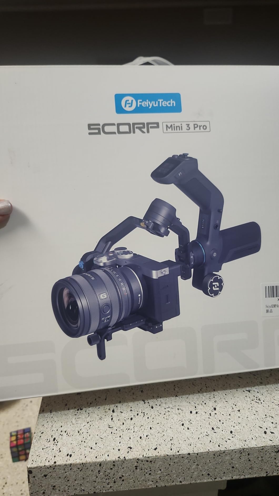 FeiyuTech SCORP Mini 3 Pro 3-Axis Gimbal Stabilizer with Built-in AI Tracking & Detachable Touchscreen Handle, 4.4lbs Payload for Mirrorless Cameras, Smartphones, Action Cams customer photo 2