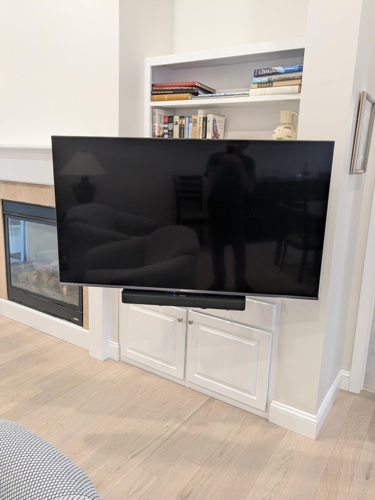 Heavy Duty TV Wall Mount with Extra Long Extendable Arm for 60-110 Inch TVs | Full Motion Bracket with Corner Swivel and Tilt, Holds Up to 275lbs, Max VESA 800x600mm, Fits 24 inch Studs, Wide Compatibility customer photo 2