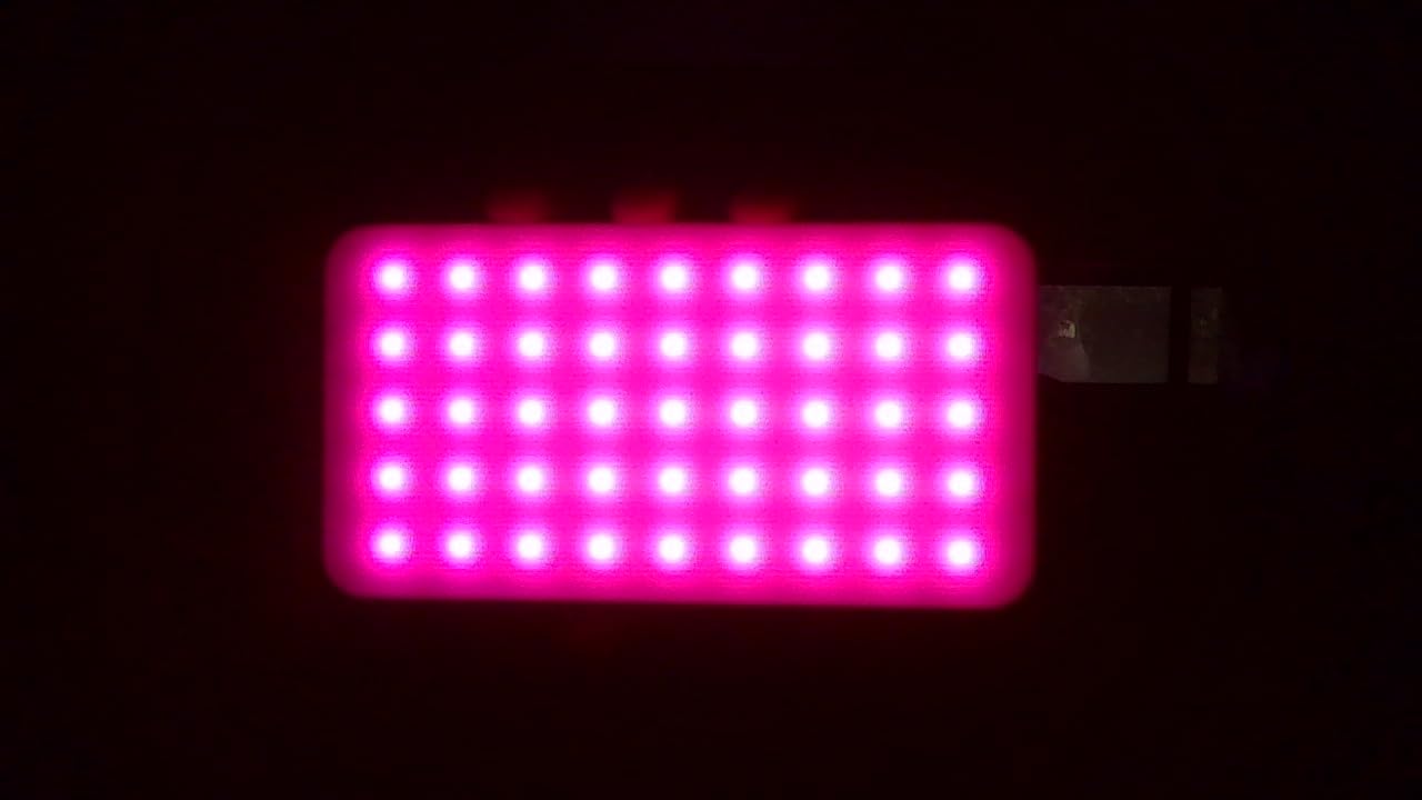 K&F CONCEPT 12W RGB Camera Video Light, 5000mAh CRI95+ 2700-7500K Rechargeable LED DSLR Lighting 13 Effects with OLED Screen, Cold Shoe, 1/4'' Screw Mount for Content Creator Photography S12R customer photo 1