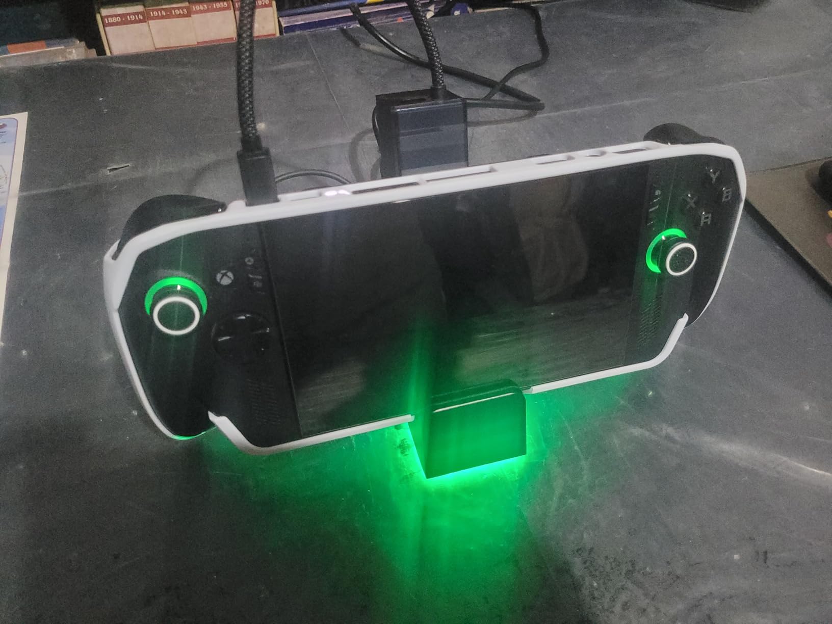 JSAUX Docking Station for ROG Ally X/ROG Ally/Steam Deck/Legion Go, 7-in-1 ROG Ally X Dock with RGB Cooling Fan, HDMI 4K@120Hz, Gigabit Ethernet, Dual USB & USB C 3.0, 100W PD Charging - HB0705 customer photo 1