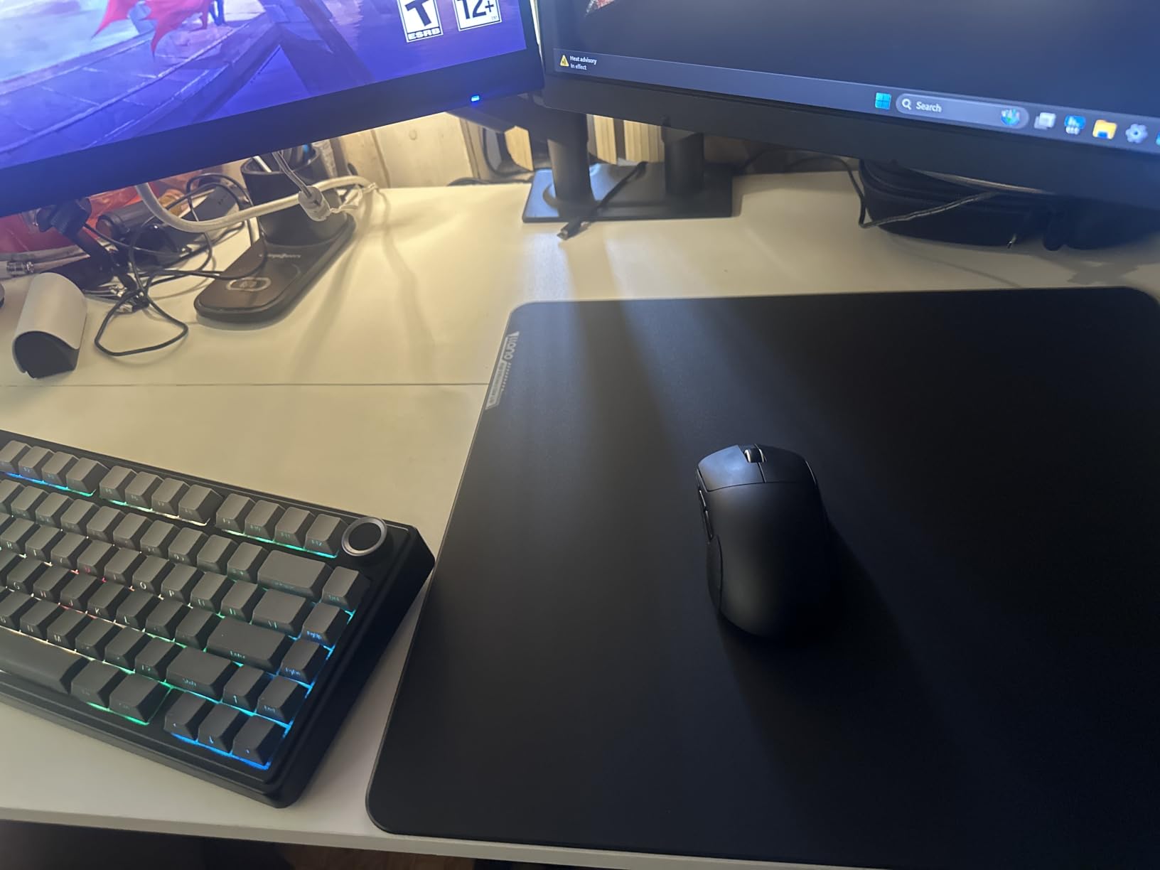 TALONGAMES Mouse Skates for Glass Mousepads - High-Density PTFE, Universal Round Dots 6.5mm 40pcs, Ultra-Smooth Glide, Silent Design, Rounded Polished (S-1 White) customer photo 2
