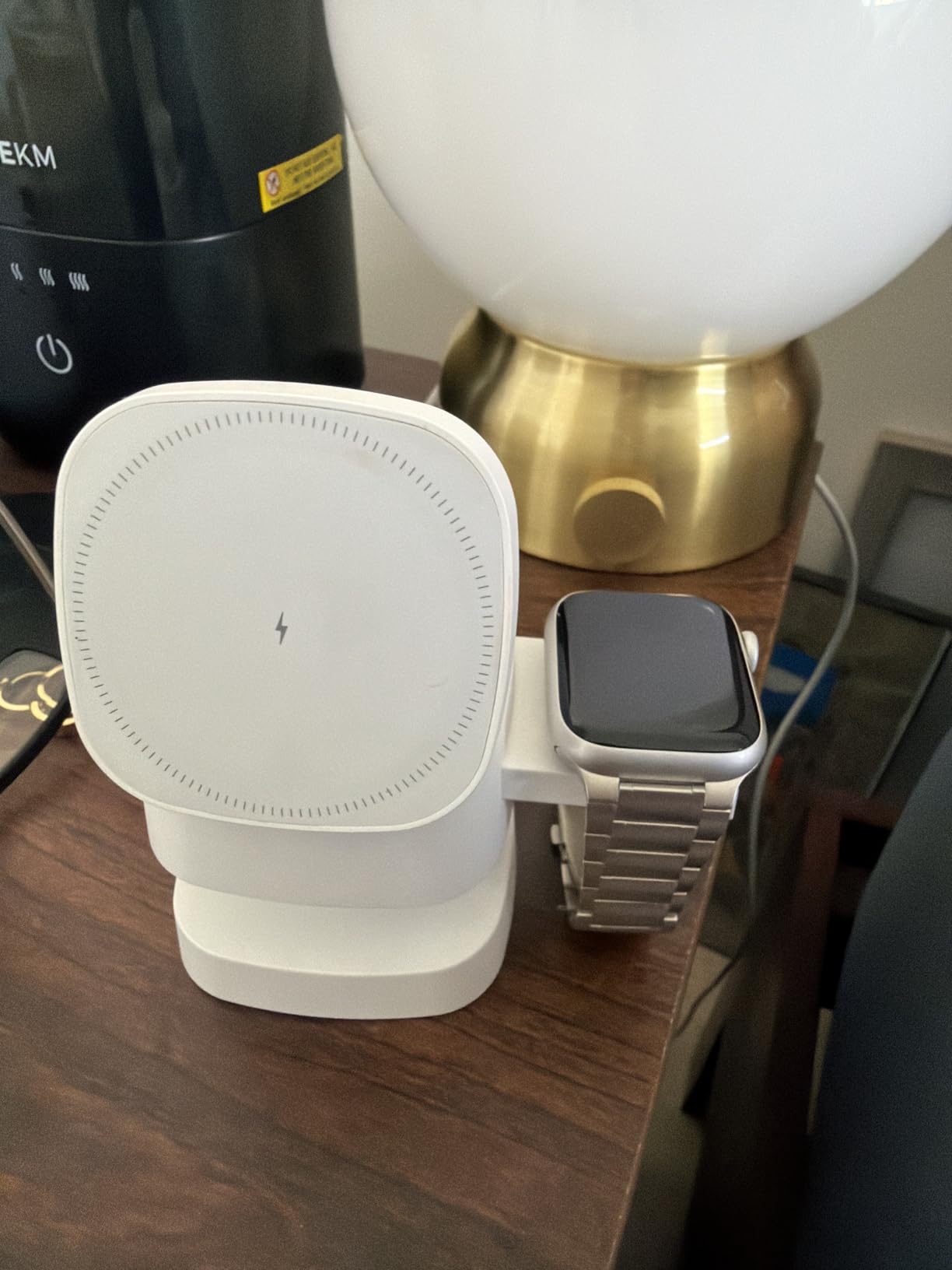 2026 Upgraded 4 in 1 Wireless Charger, 3 in 1 Wireless Charging Station with Night Light for MagSafe Charger, 15W Magnetic Travel Stand for iPhone17/Air/Pro/Max/16/15/14/13/12, Apple iWatch, Airpods customer photo 2