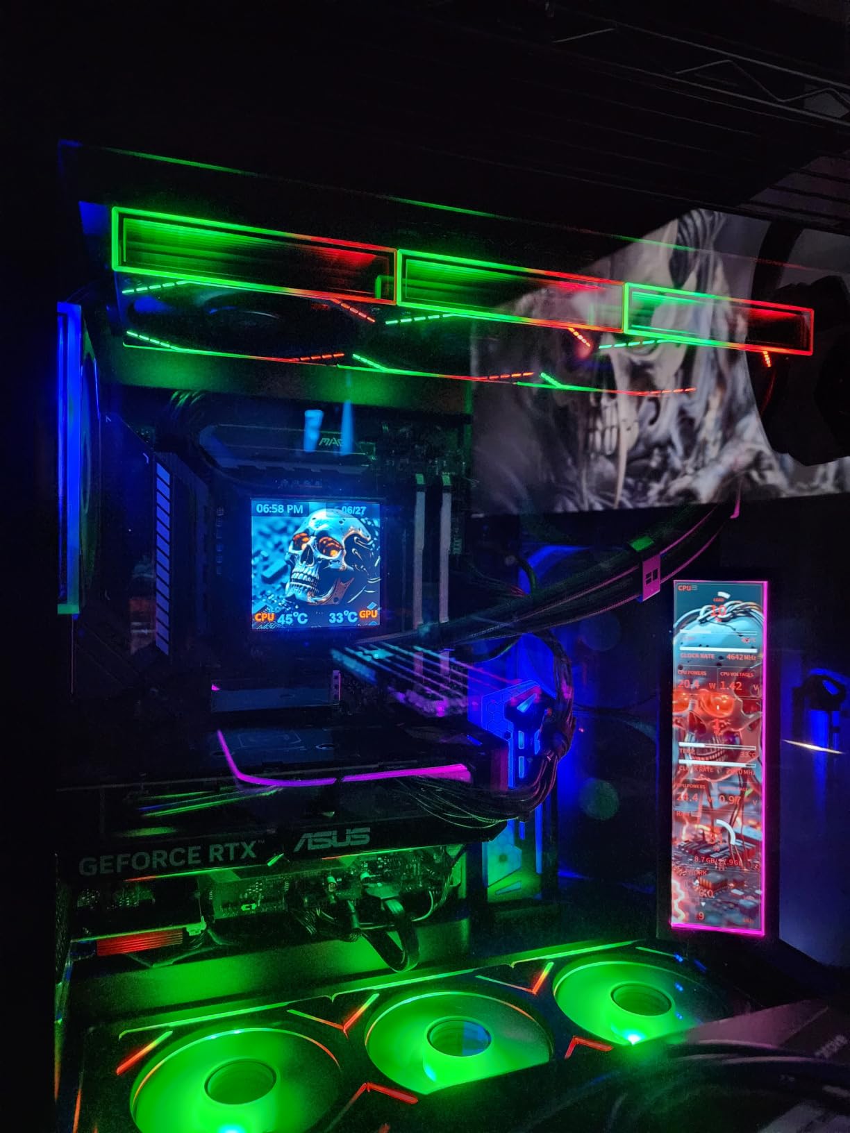 Thermalright Peerless Vision 360 ARGB Black CPU Aio Cooler,PC 360 Specification Water Cooler System,3.95’’IPS LCD Screen with 480x480 Resolution,for AM4/AM5;Intel 1700/1851,3 Wireless Splicing Fans customer photo 2