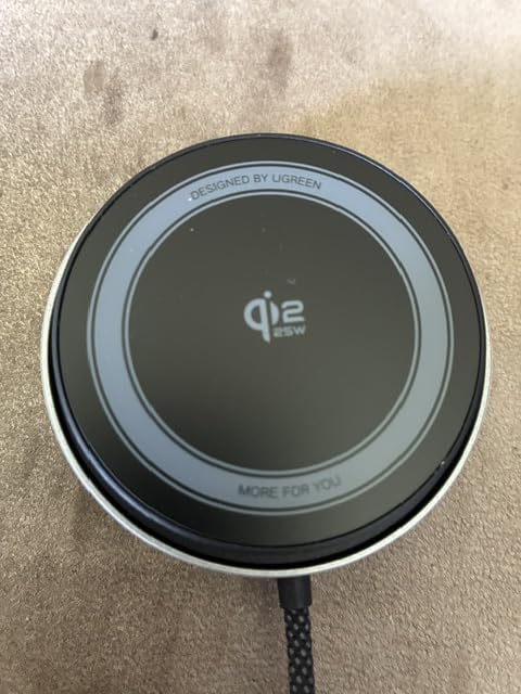 UGREEN Qi2.2 25W Magnetic Wireless Charging Pad with TEC Cooling Fan | Cooling Fan, On/Off Control, Fast Charging Pad for iPhone 12-17 Series, AirPods and More, Adapter Not Included customer photo 2