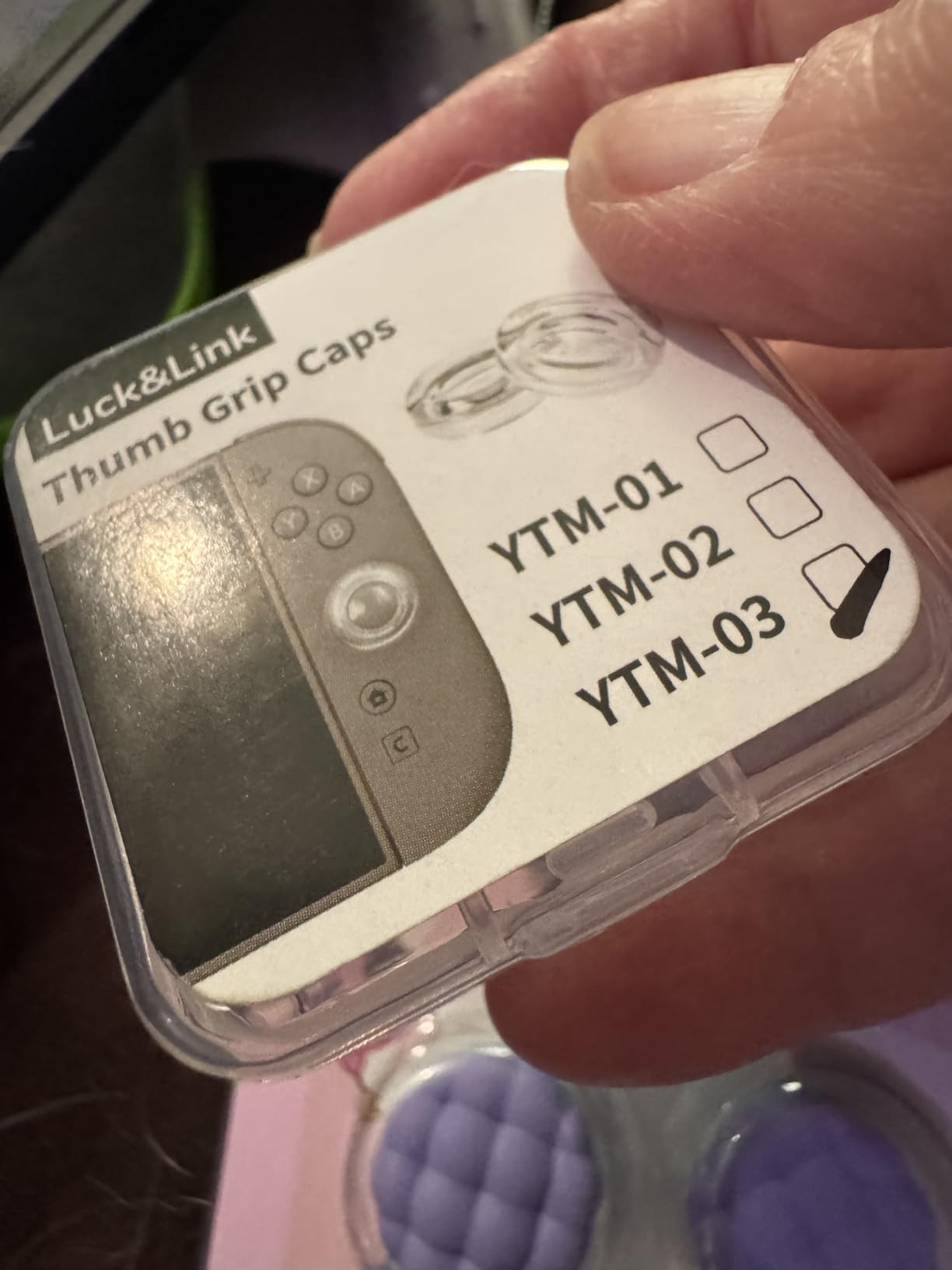 Transparent Thumb Grips for ROG Xbox Ally/X, Joystick Caps for ROG Ally X, Thumbstick Cover customer photo 1