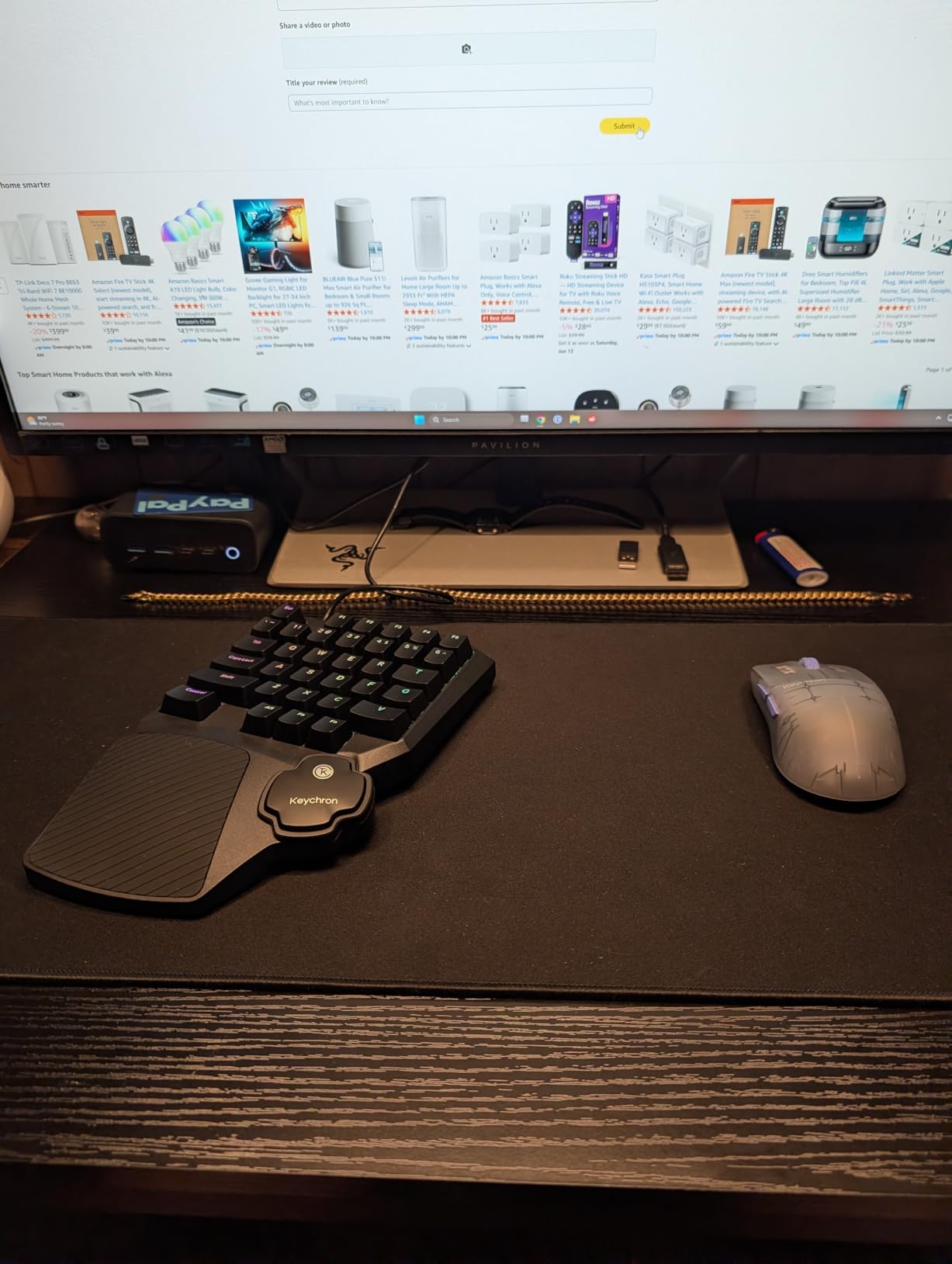 Keychron C0 HE 8K Wired One-Handed Gaming Keypad, Rapid Trigger Hall Effect Magnetic Switches, 35 Programmable Keys, Per-Key RGB Lighting, Web-Based Configurator customer photo 2