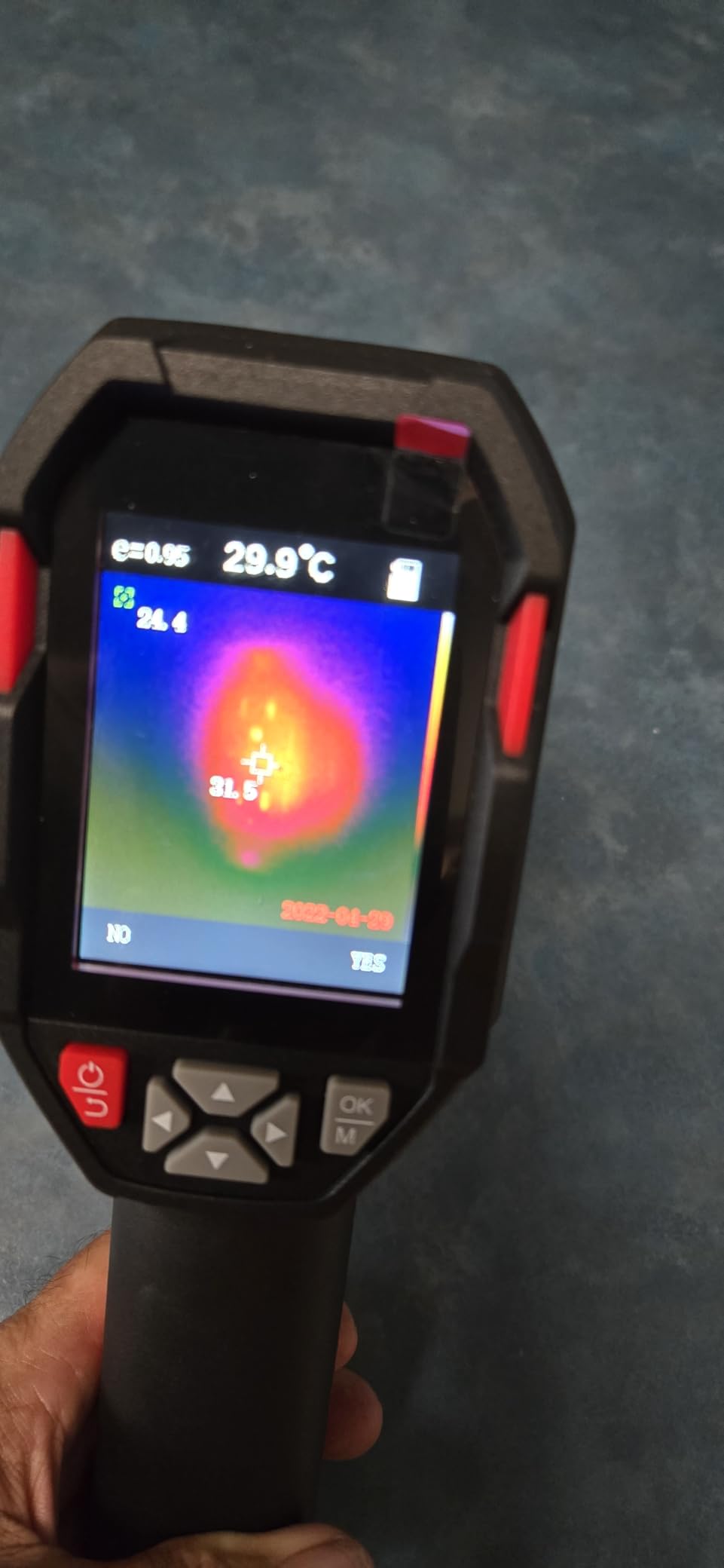 HABOTEST HT821A Thermal Imager, 240x240 Infrared Resolution, Handheld Thermal Camera, -4℉ to 1022℉ Temp Range, with Temperature Alarm, Ideal for HVAC/Electrical Troubleshooting & Home Inspection customer photo 1