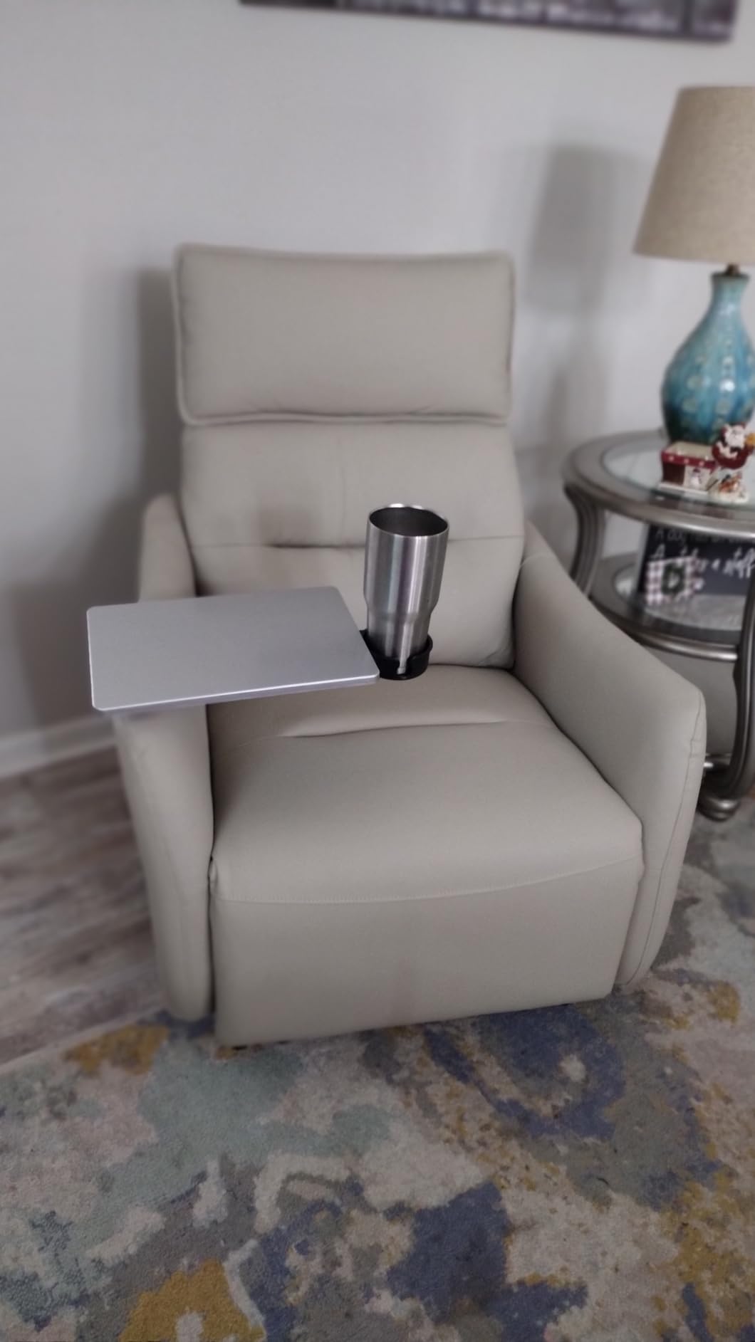 FLEXISPOT XL31-XL Oversized Power Lift Recliner for Elderly, 400 Lbs Heavy Duty Lay Flat Lift Chair with Extra Wide 27-inch Seat, Massage & Heat, Dual Motor Electric Recliner for Living Room, Dark-Grey customer photo 1