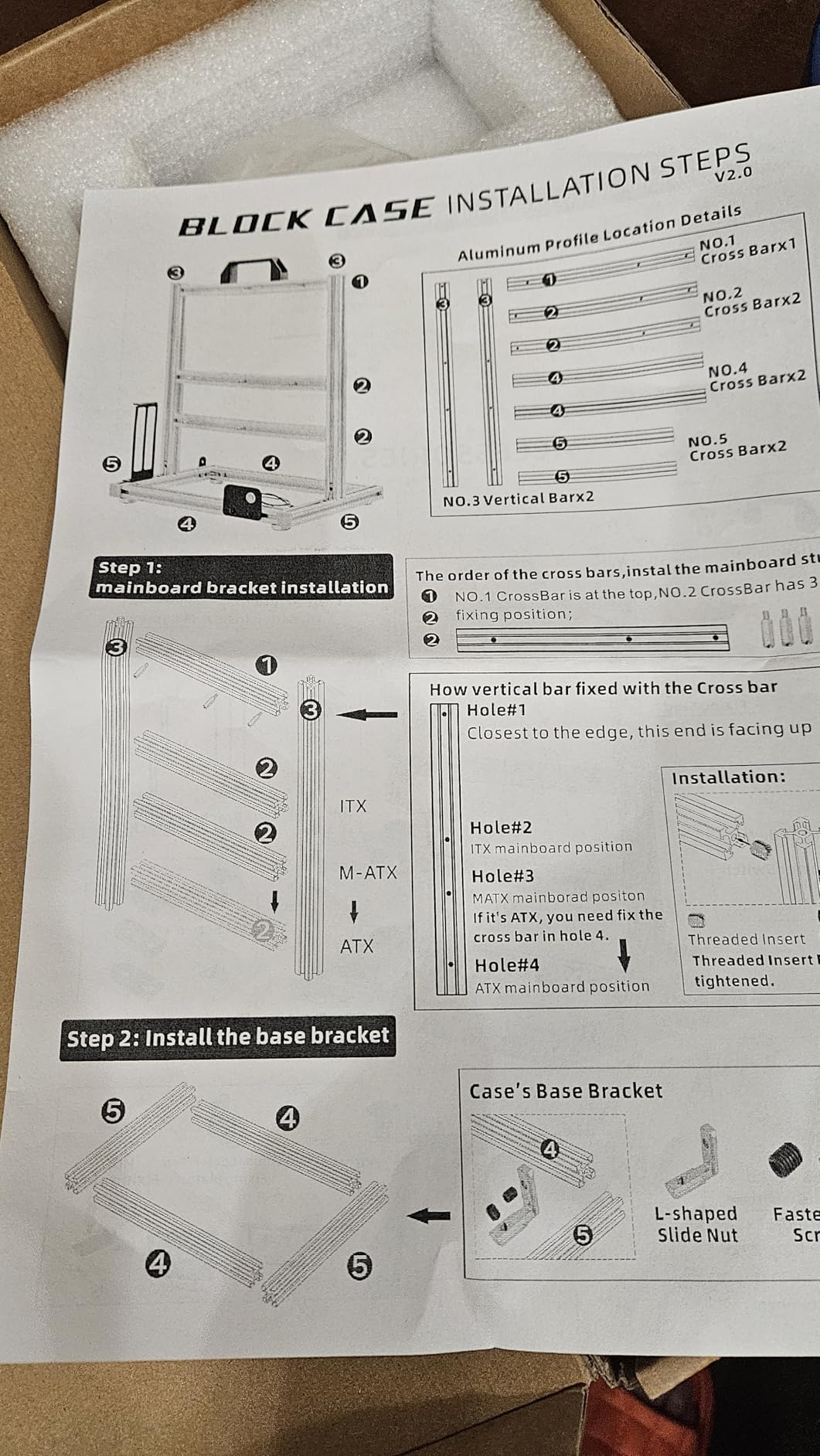 PC Test Bench, Open Air PC Case, Open Frame Computer Chassis | Aluminum DIY Techbench Server Rack Mount Horizontally 240 Liquid Cooler PC Case customer photo 1