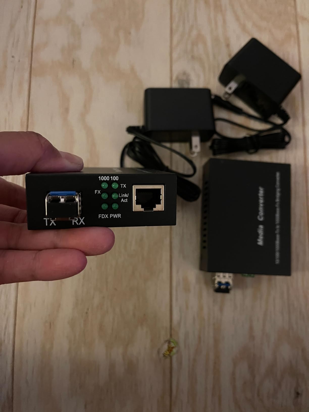 A Pair of Gigabit Fiber Media Converter with 2 Packs Gigabit SFP LC Modules 20KM Single-Mode, 1.25G/s Fiber to Ethernet Converter, Gigabit SFP to RJ45 10/100/1000M, SMF, 1310nm customer photo 1