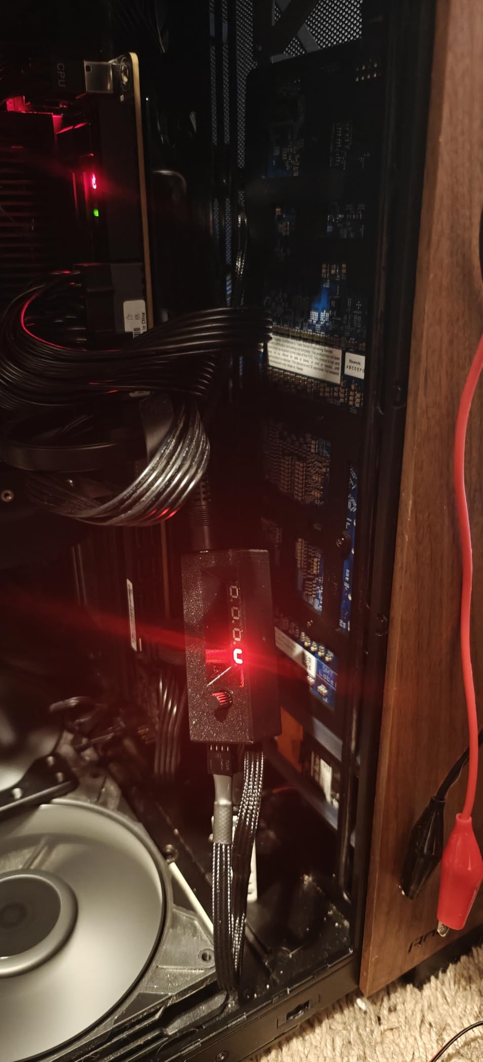Delinx 12V 4-Pin PWM PC Fan Speed Controller, Auto/Manual Dual Mode, 60W | Digital Display Real-Time Temperature and Fan Speed (RPM) customer photo 2