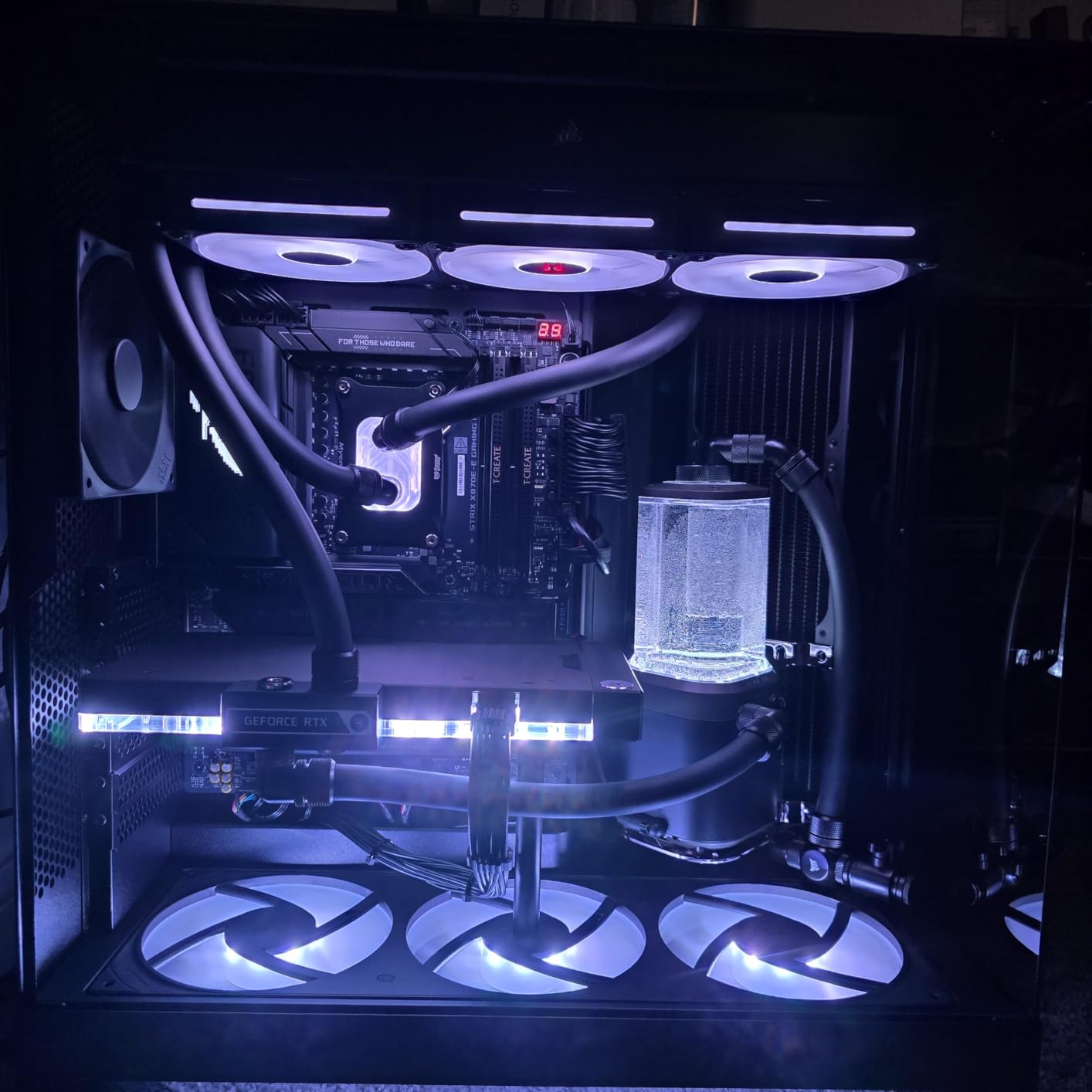 Thermal Grizzly Mycro Pro RGB - CPU AMD AM5 Waterblock Also fits AM4 - G1/4 High Performance Liquid Cooling Block, Precision-Machined Nickel-Plated Copper Cold Plate, 0.2 mm Microfins and Filter customer photo 1