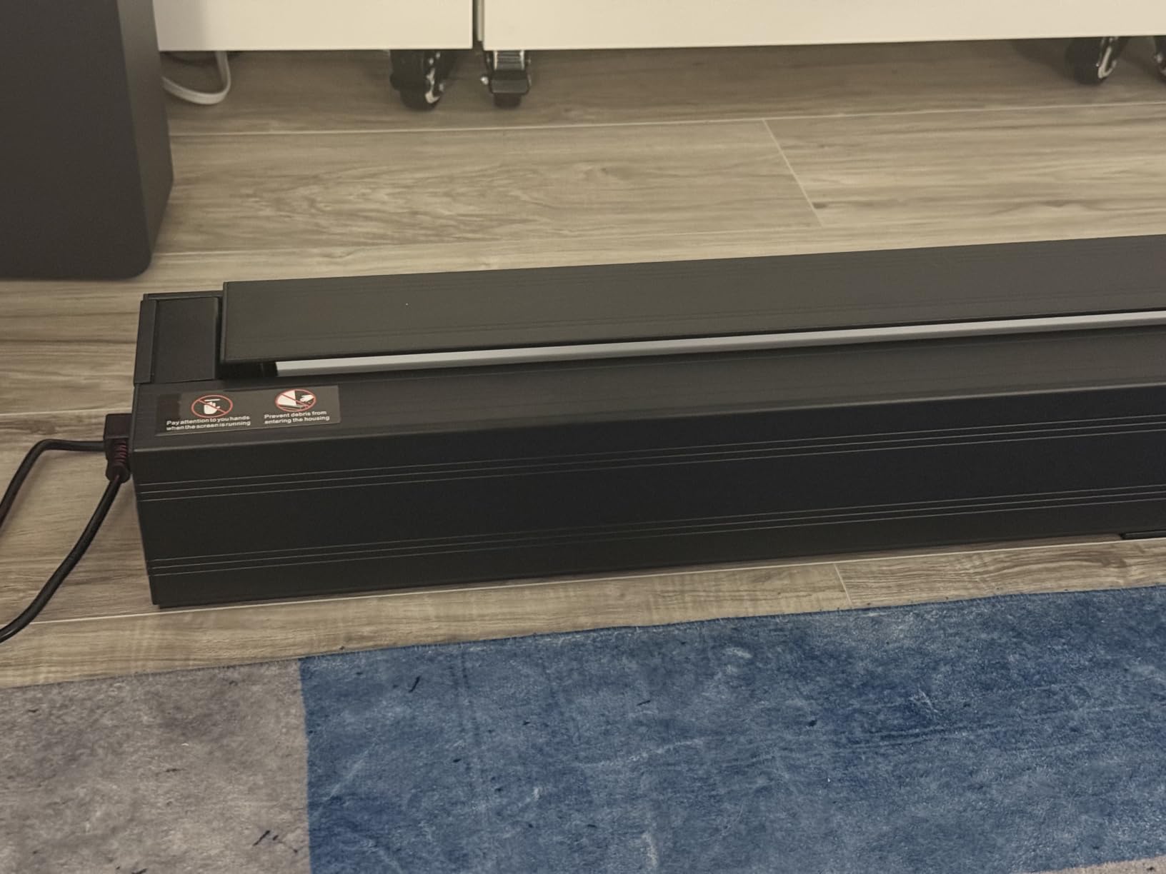 NothingProjector Motorized Floor Rising Screen, Matte White 100