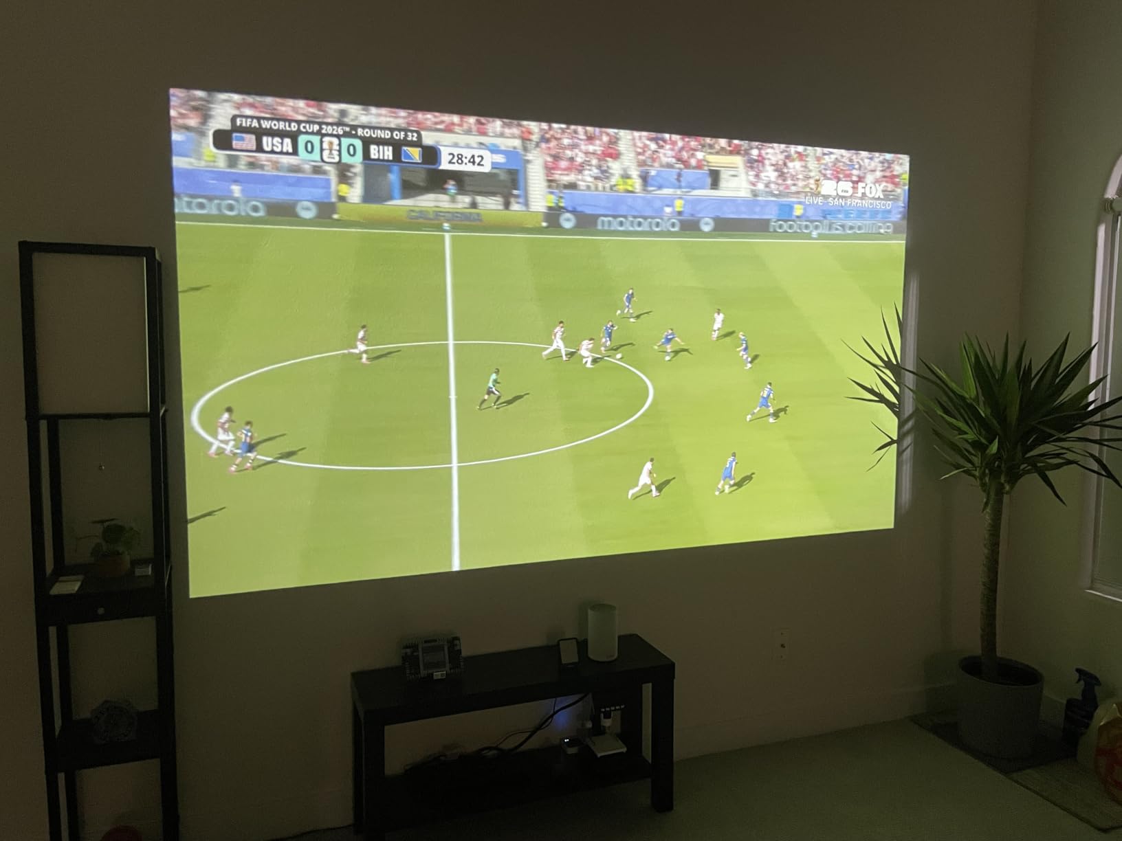 Now with Netflix & 3000ANSI Smart 4K Projector with WiFi and Bluetooth, VISSPL 3D Dolby Audio and Auto Focus Portable Outdoor Projector customer photo 2