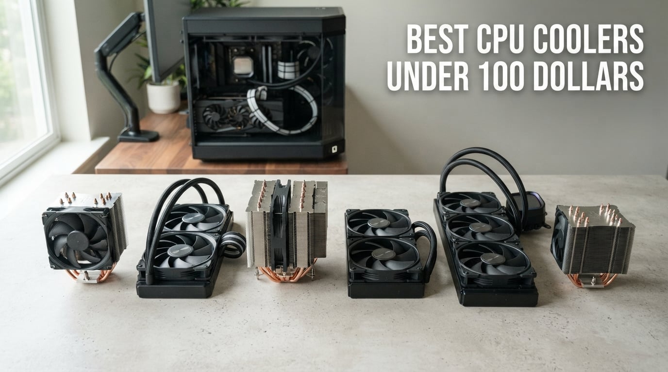 best CPU coolers under 100 dollars