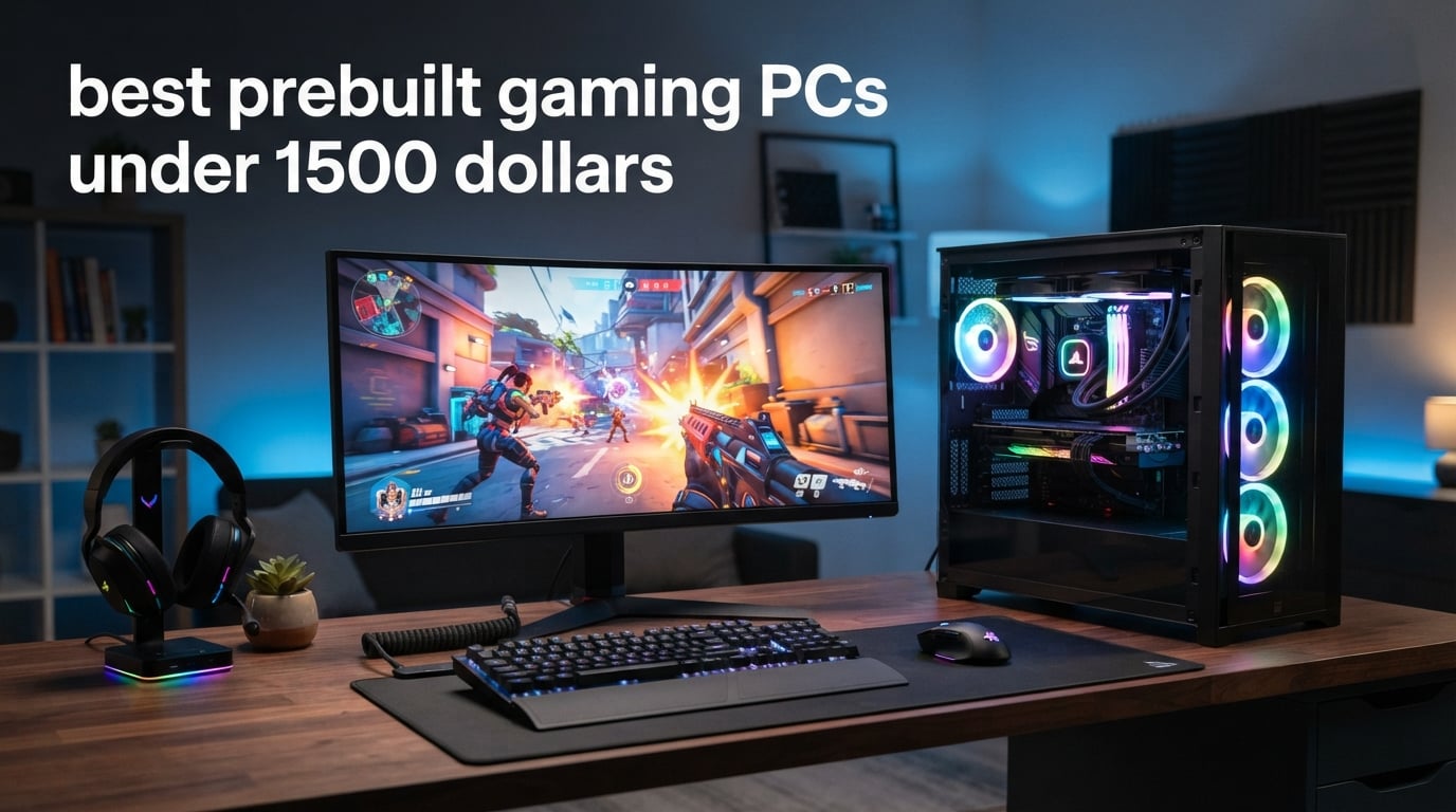 best prebuilt gaming PCs under 1500 dollars