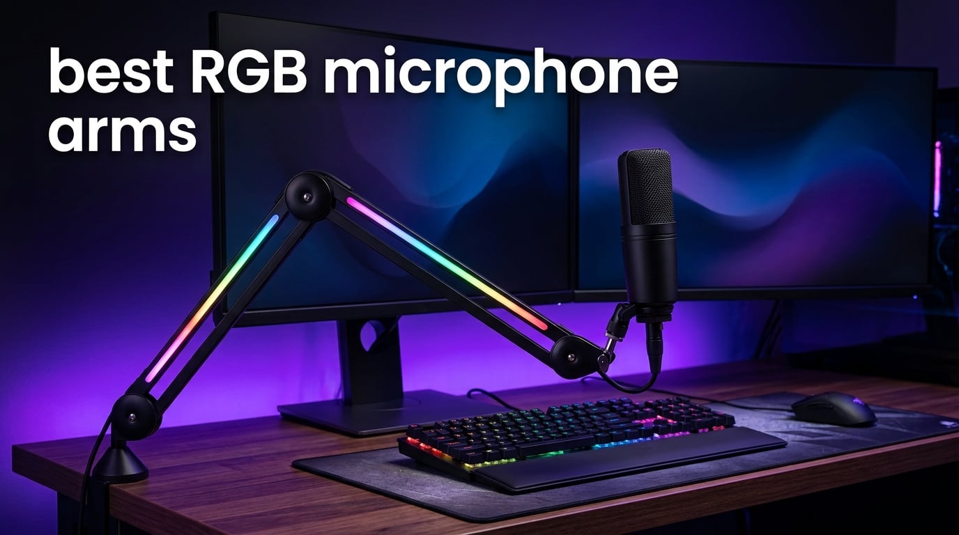 best RGB microphone arms