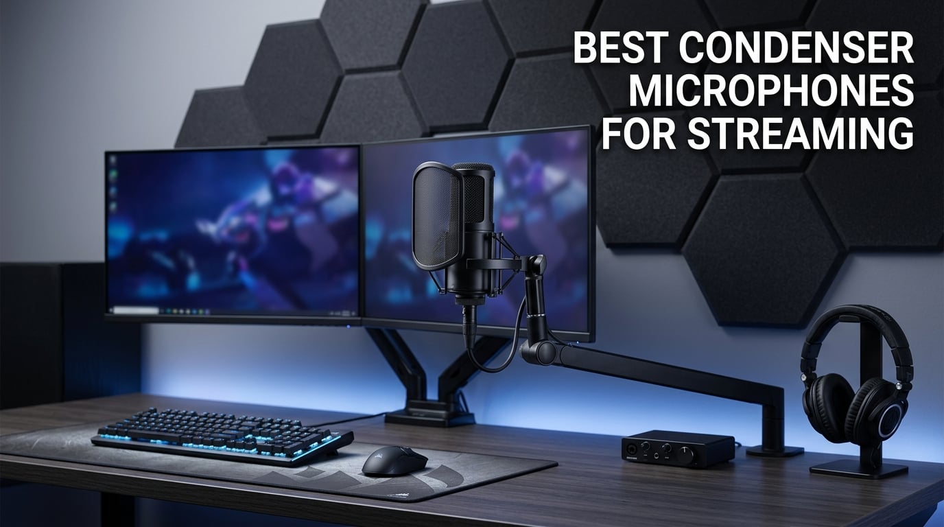 best condenser microphones for streaming