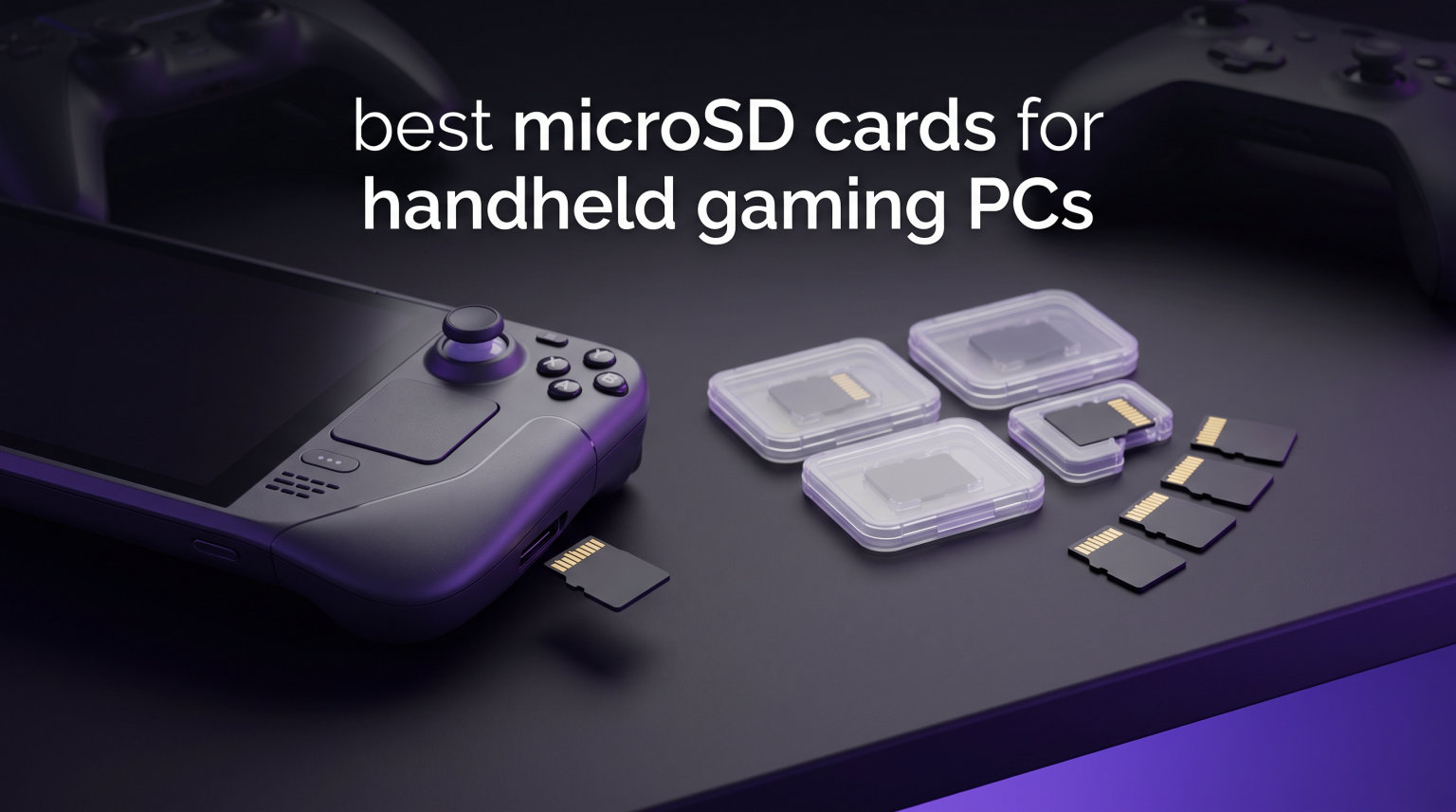 best microSD cards for handheld gaming PCs