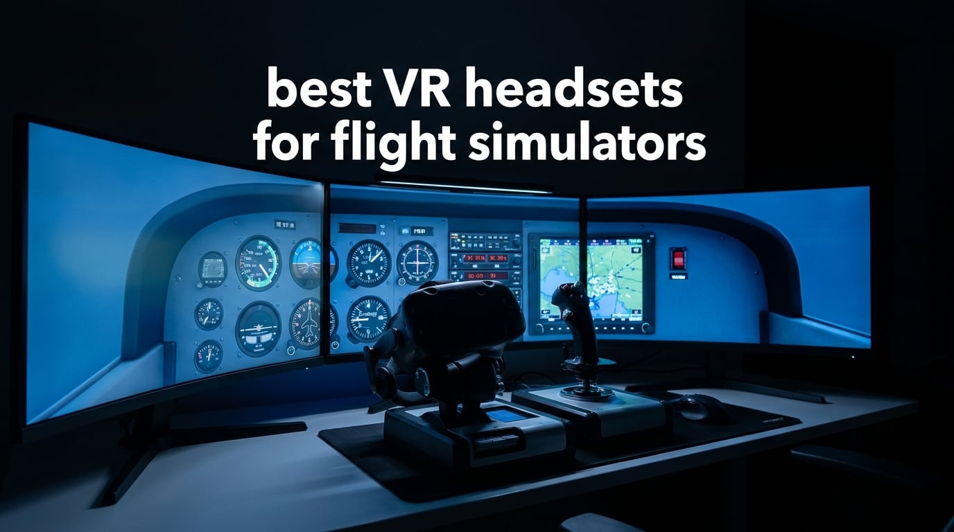 best VR headsets for flight simulators