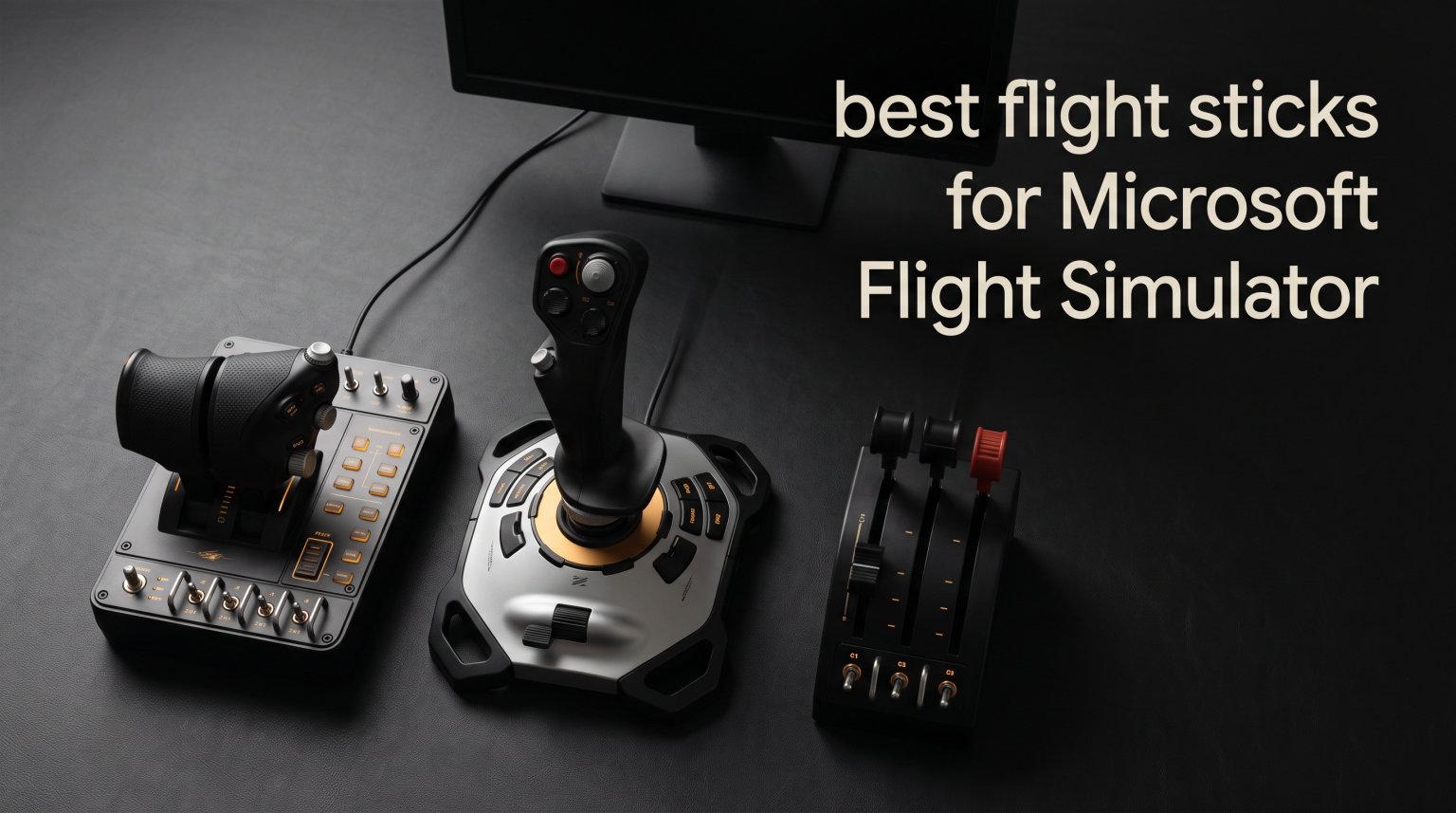 best flight sticks for Microsoft Flight Simulator
