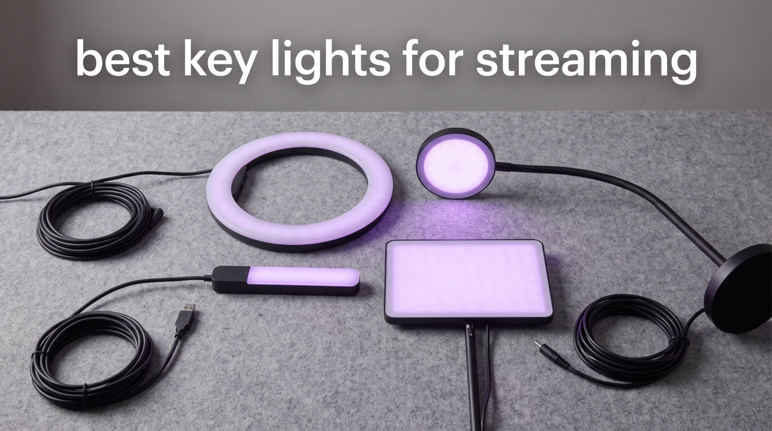 best key lights for streaming