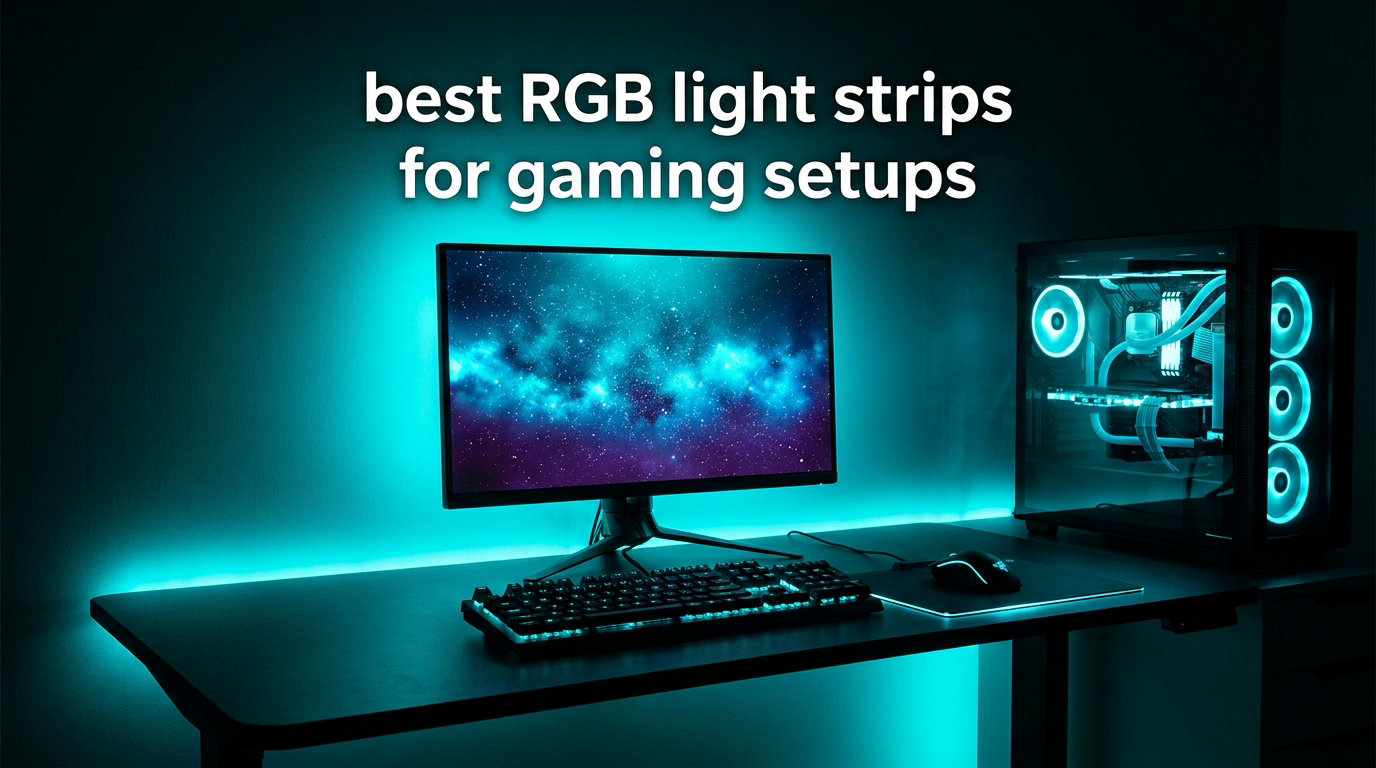 best RGB light strips for gaming setups