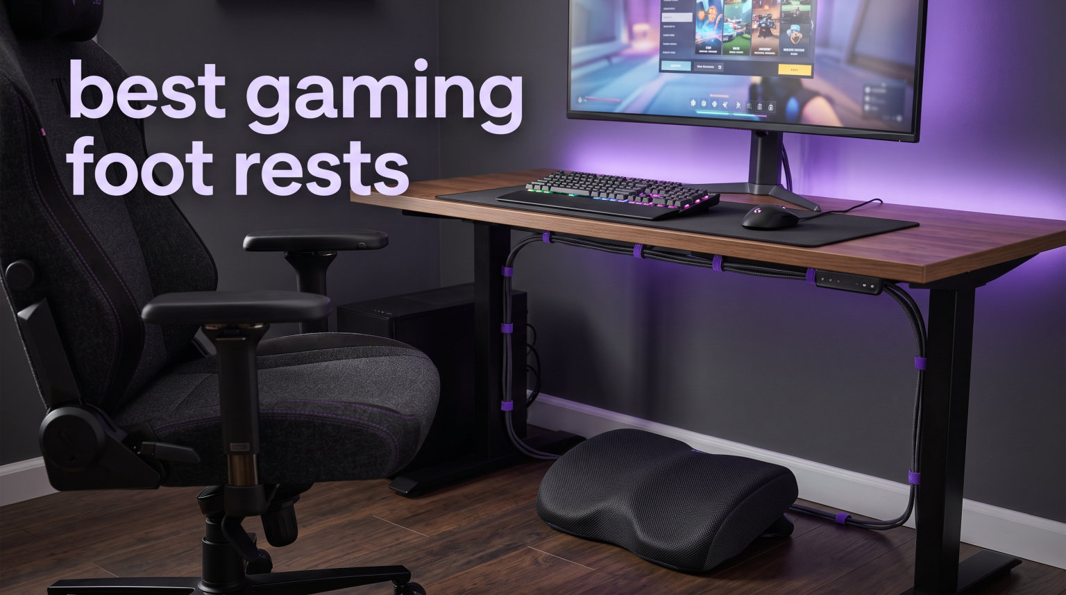best gaming foot rests