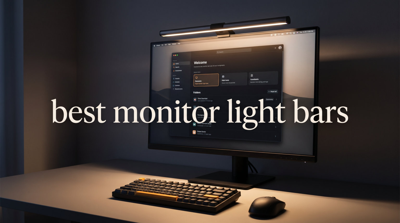 best monitor light bars
