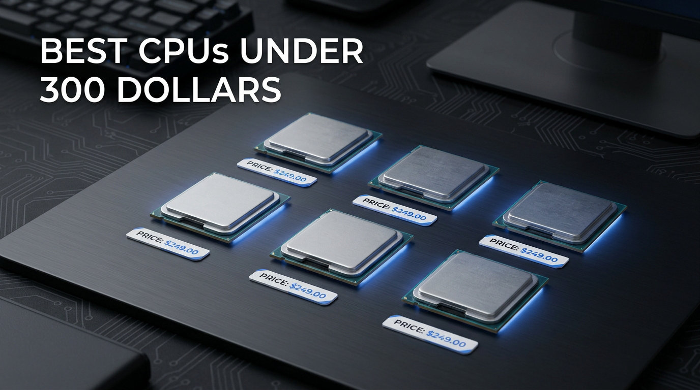 best CPUs under 300 dollars