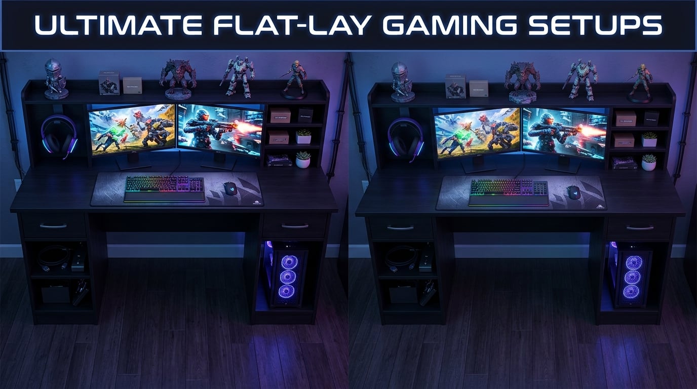 best gaming desks with storage